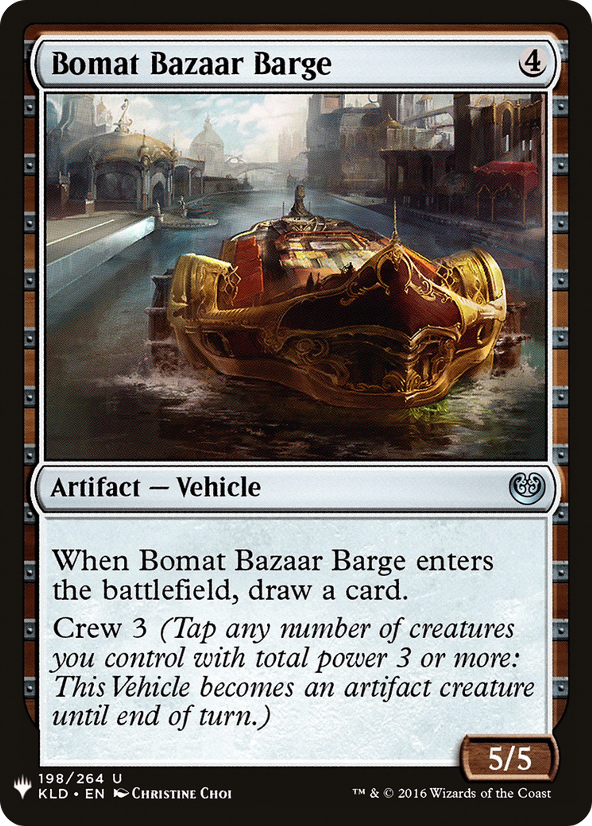 Bomat Bazaar Barge — The List — Magic: The Gathering