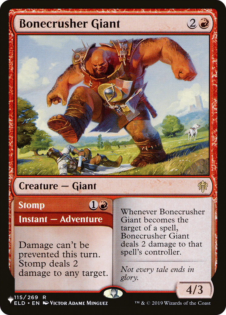 Bonecrusher Giant // Stomp — The List — Magic: The Gathering