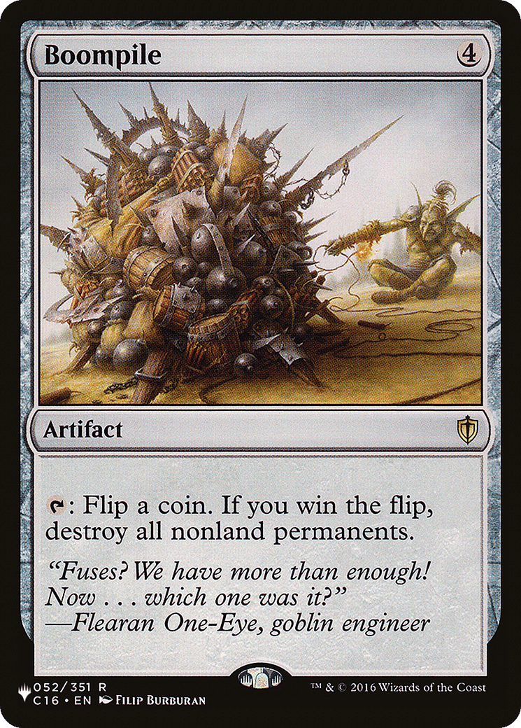 Boompile — The List — Magic: The Gathering