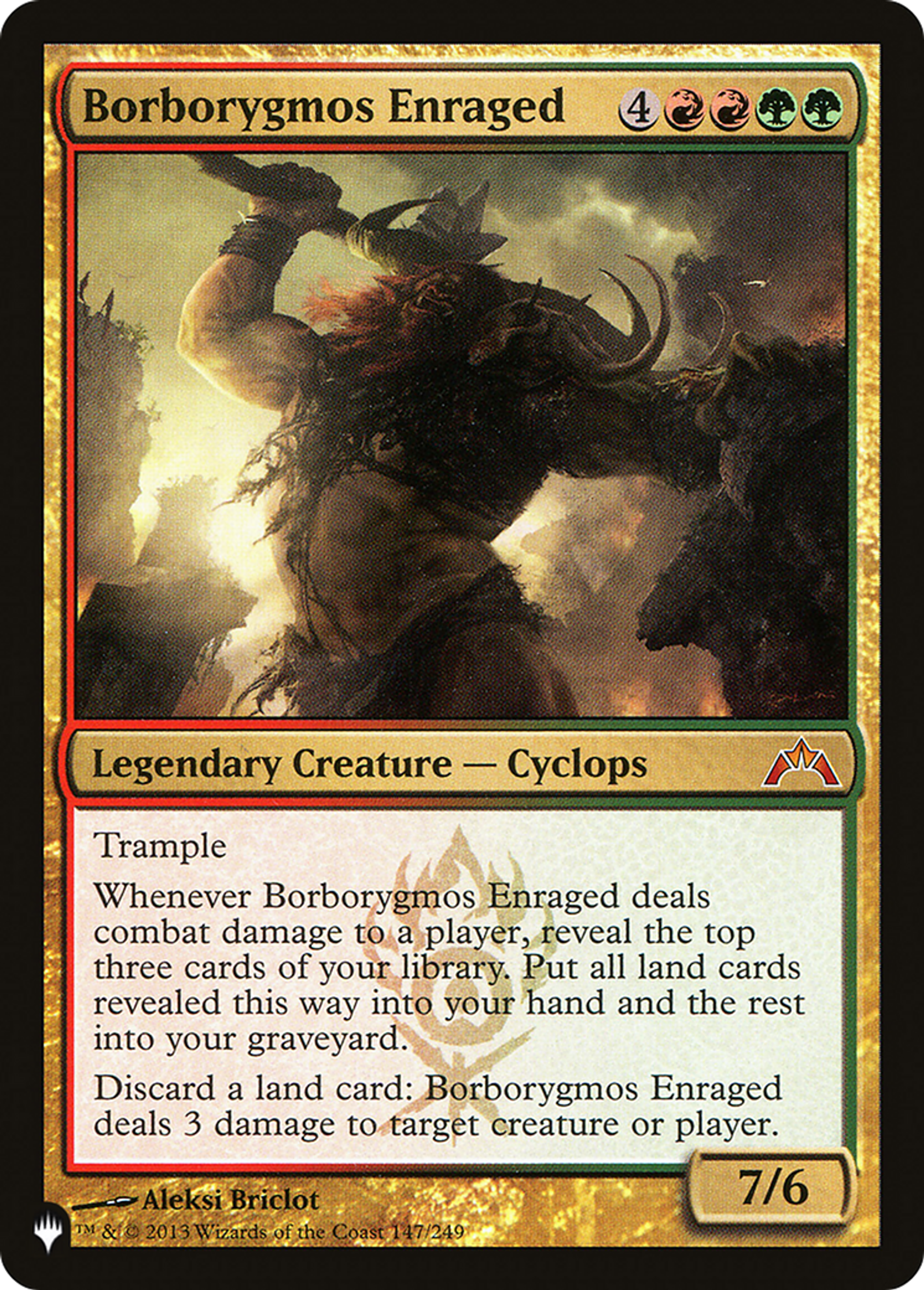 Borborygmos Enraged — The List — Magic: The Gathering