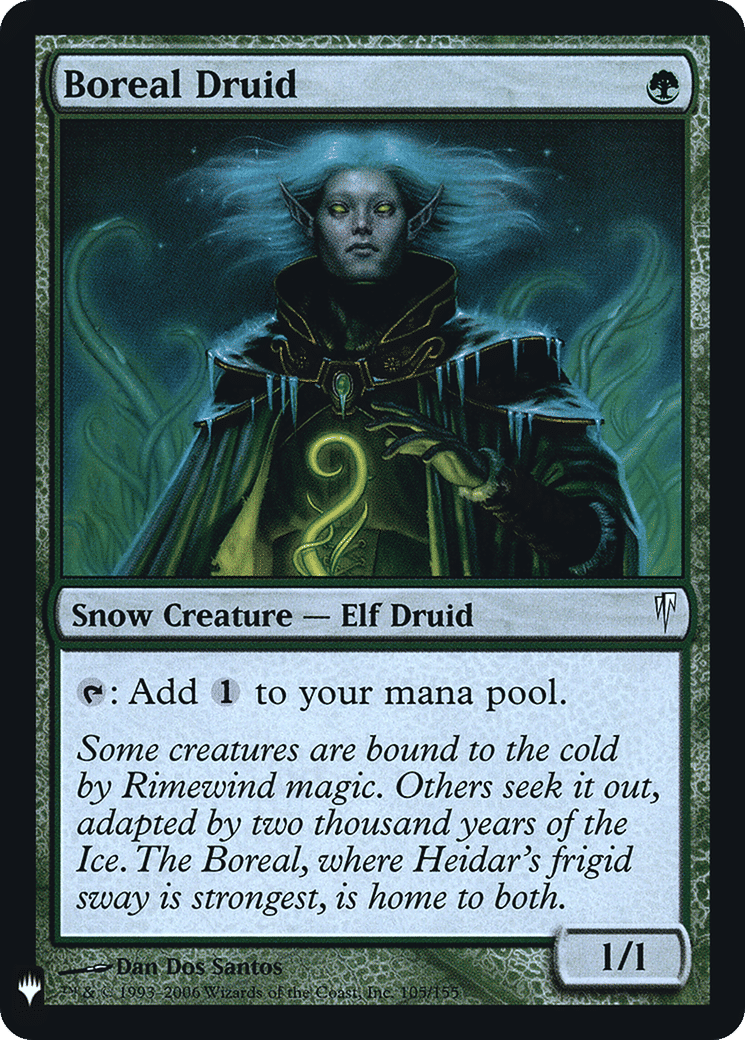 Boreal Druid — The List — Magic: The Gathering