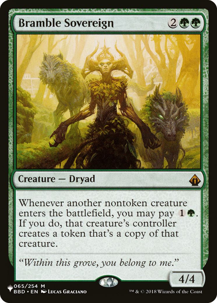 Bramble Sovereign — The List — Magic: The Gathering