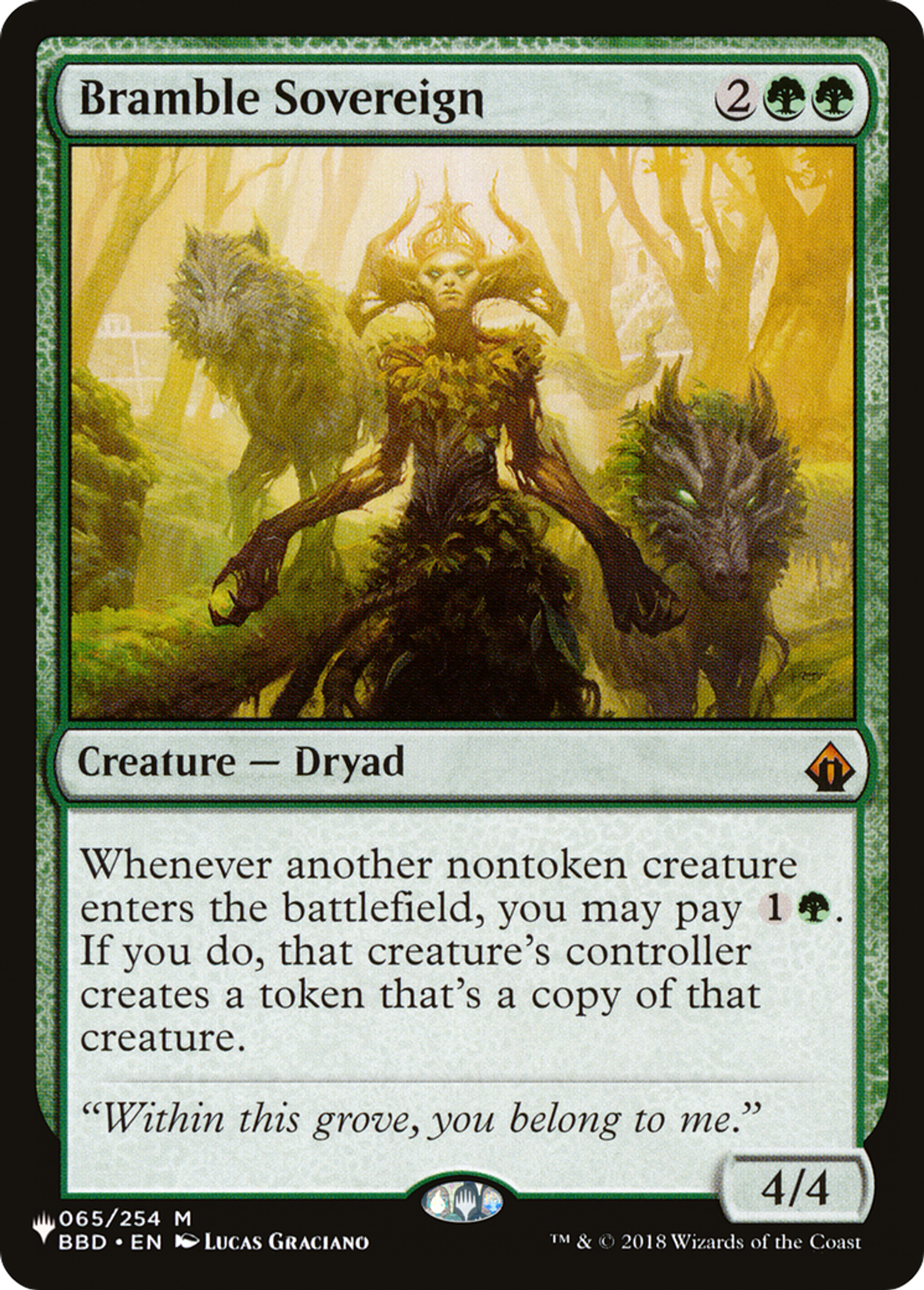 Souveraine des ronces — The List — Magic: The Gathering