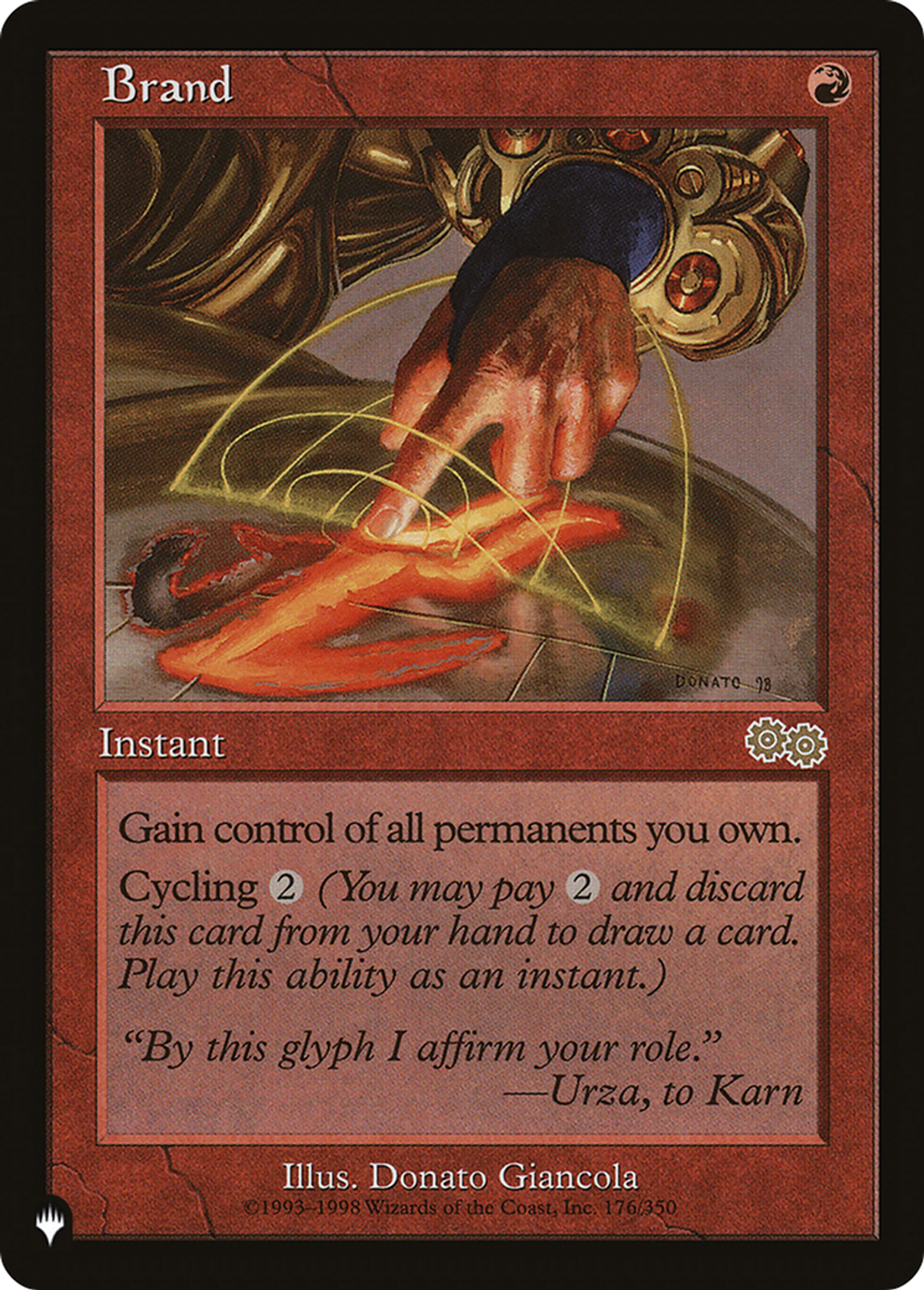 Marquage au fer — The List — Magic: The Gathering