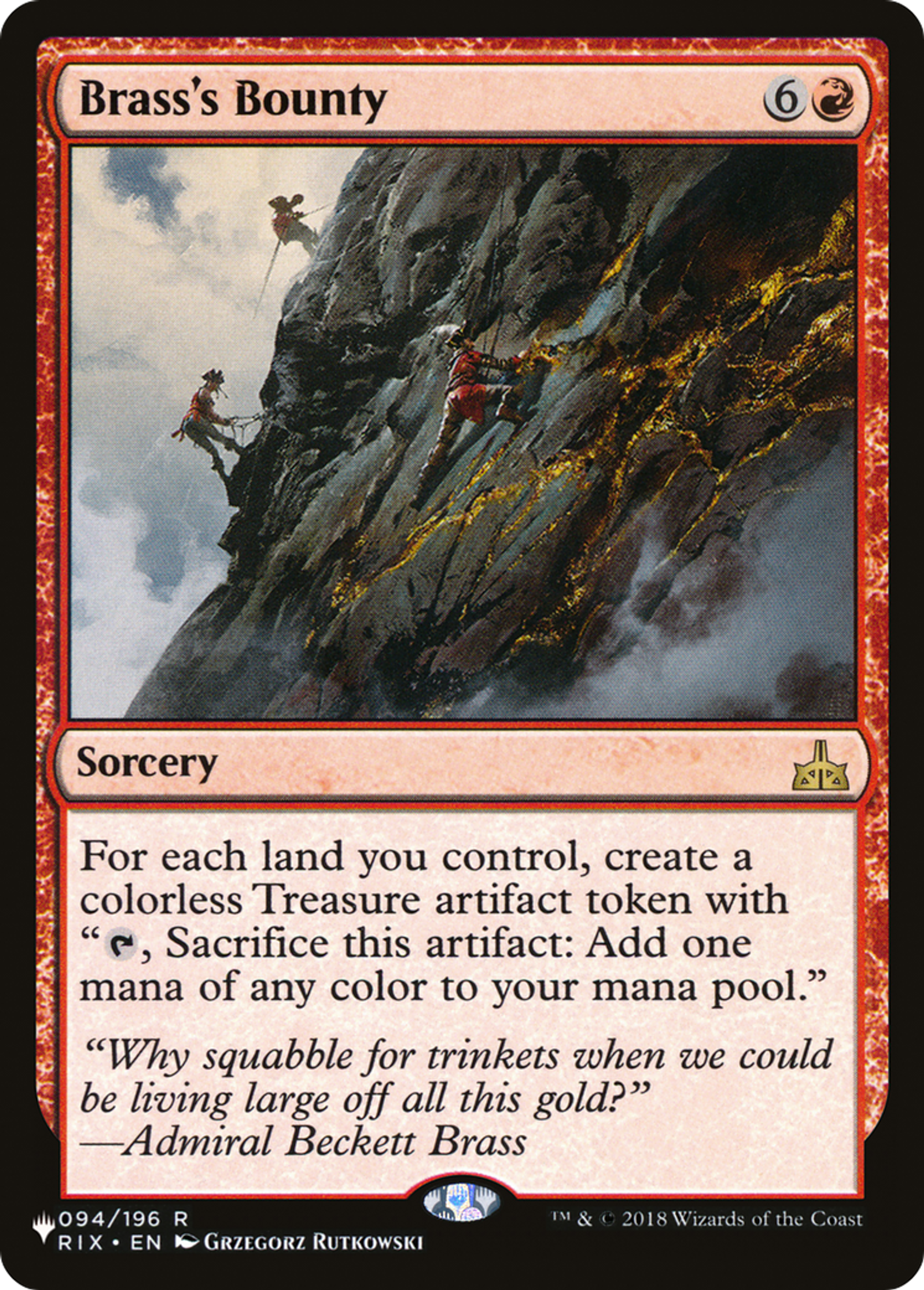 Brass's Bounty — The List — Magic: The Gathering