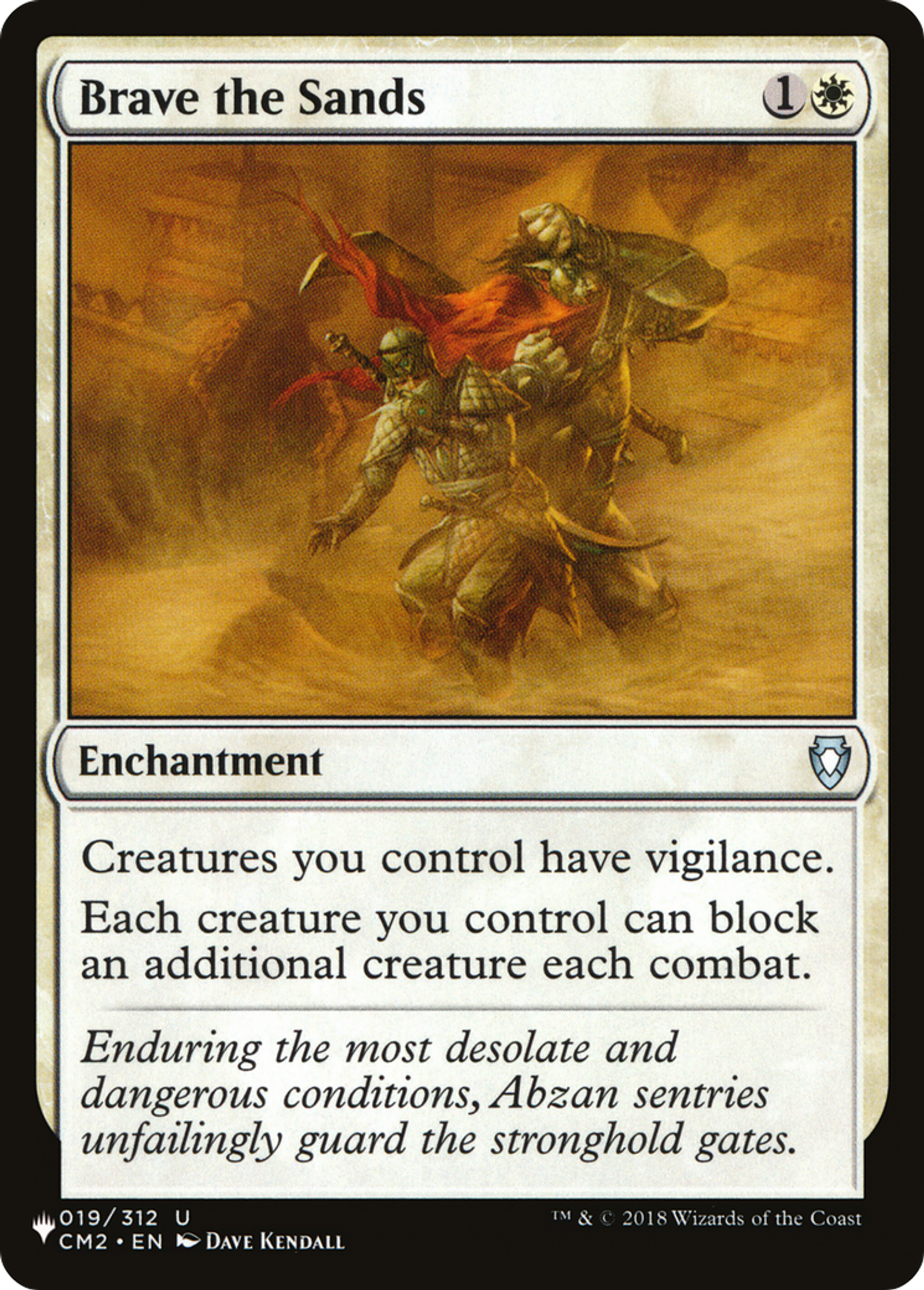 Brave the Sands — The List — Magic: The Gathering