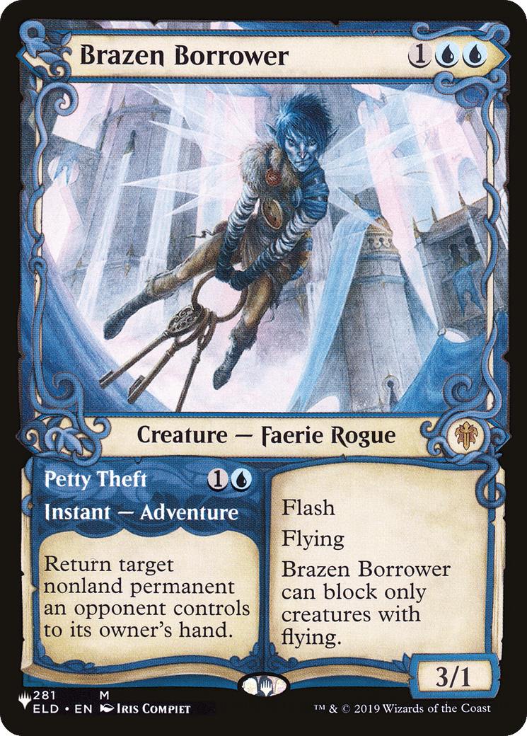 Brazen Borrower // Petty Theft from The List - Magic: The Gathering