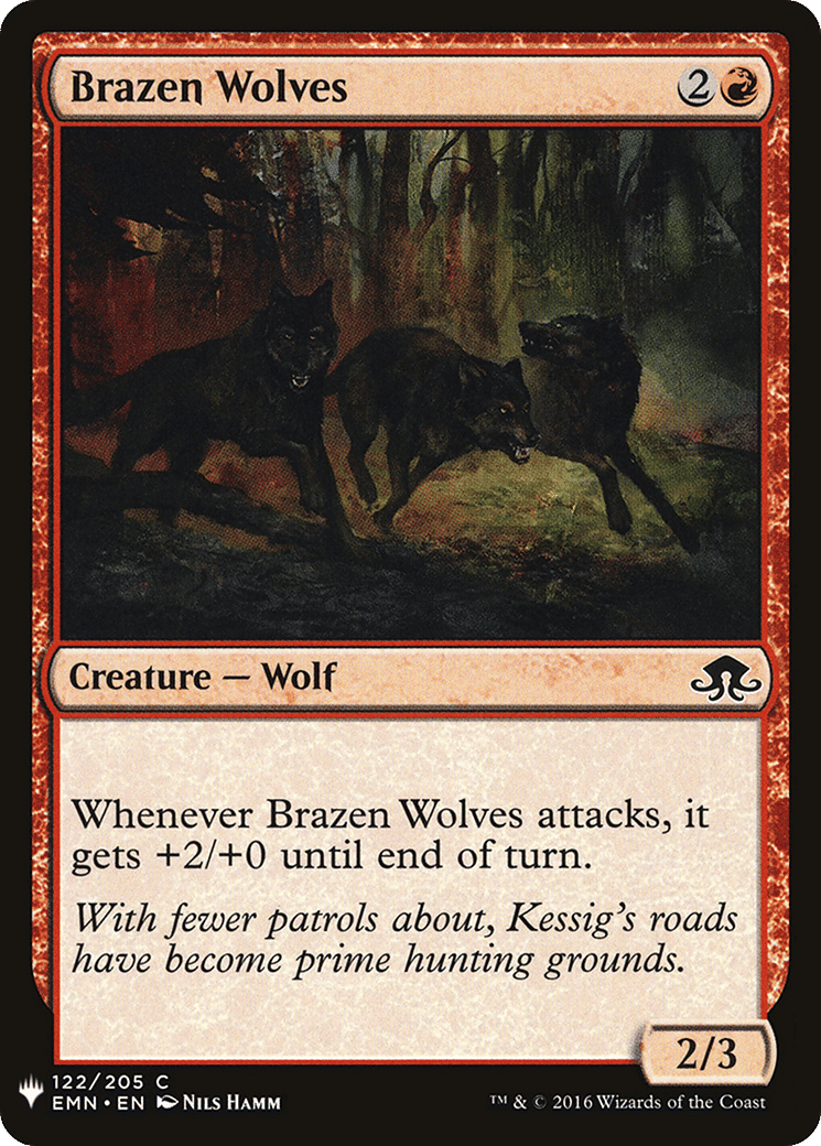 Brazen Wolves — The List — Magic: The Gathering