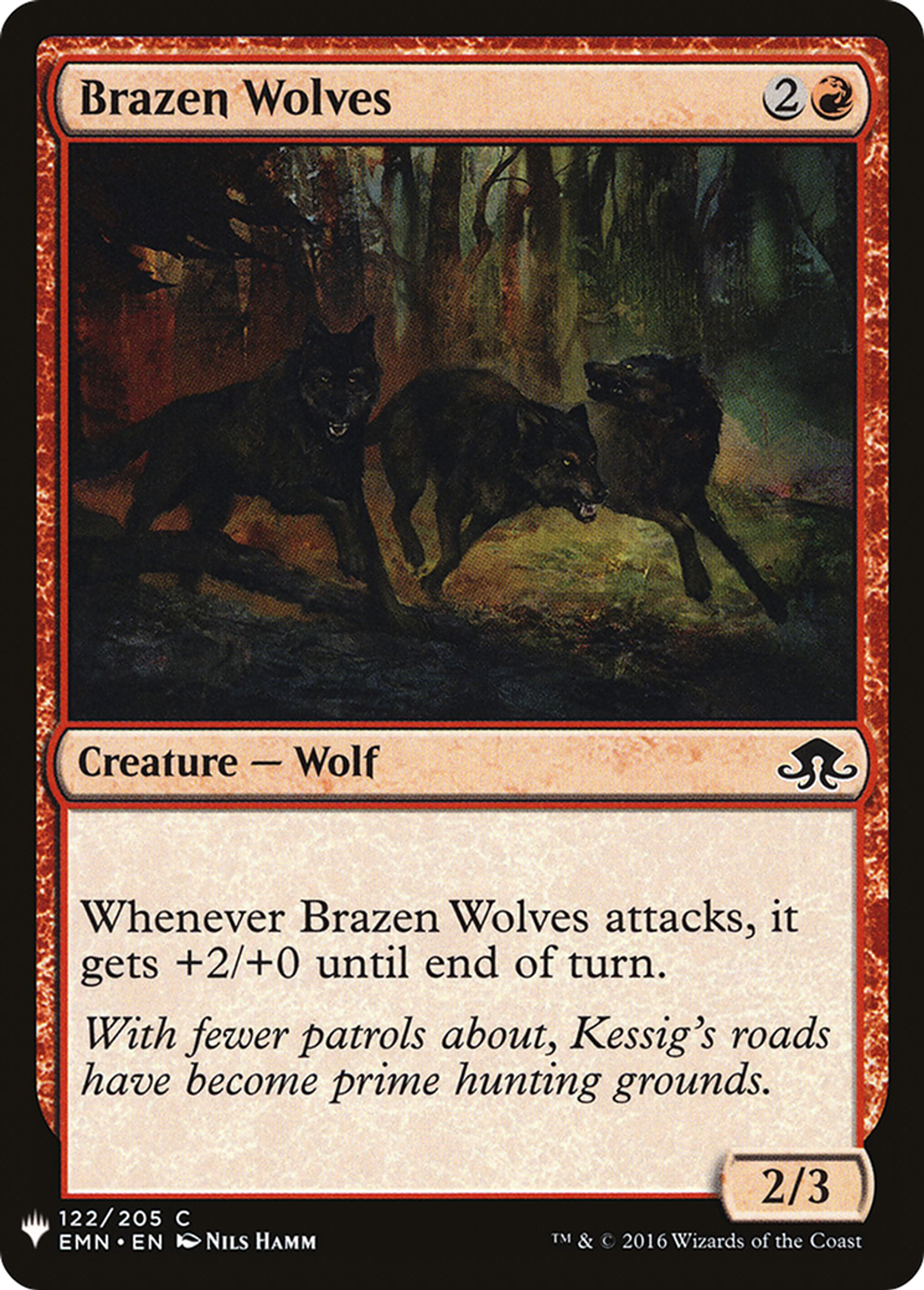 Brazen Wolves — The List — Magic: The Gathering