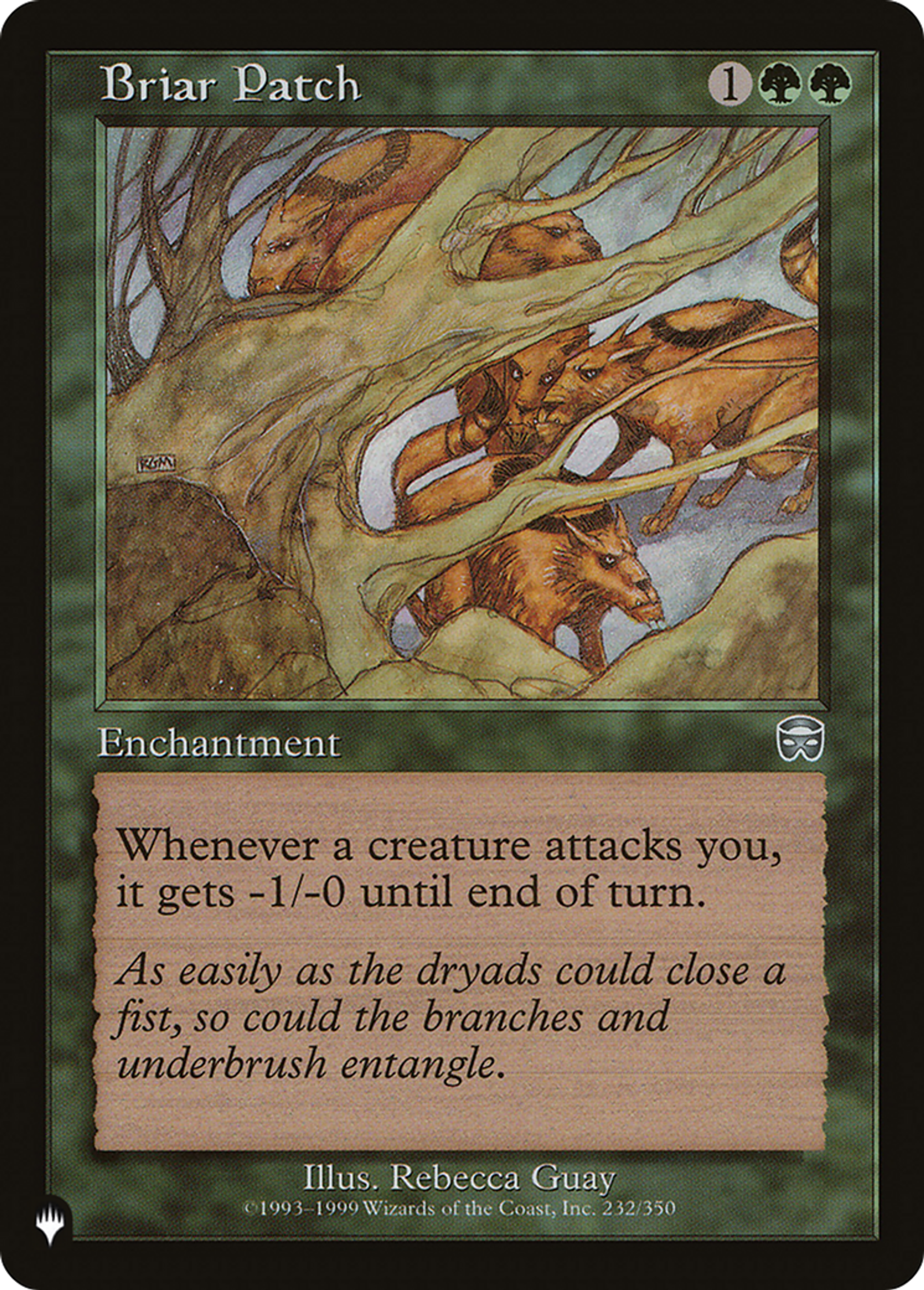Parcelle de ronces — The List — Magic: The Gathering
