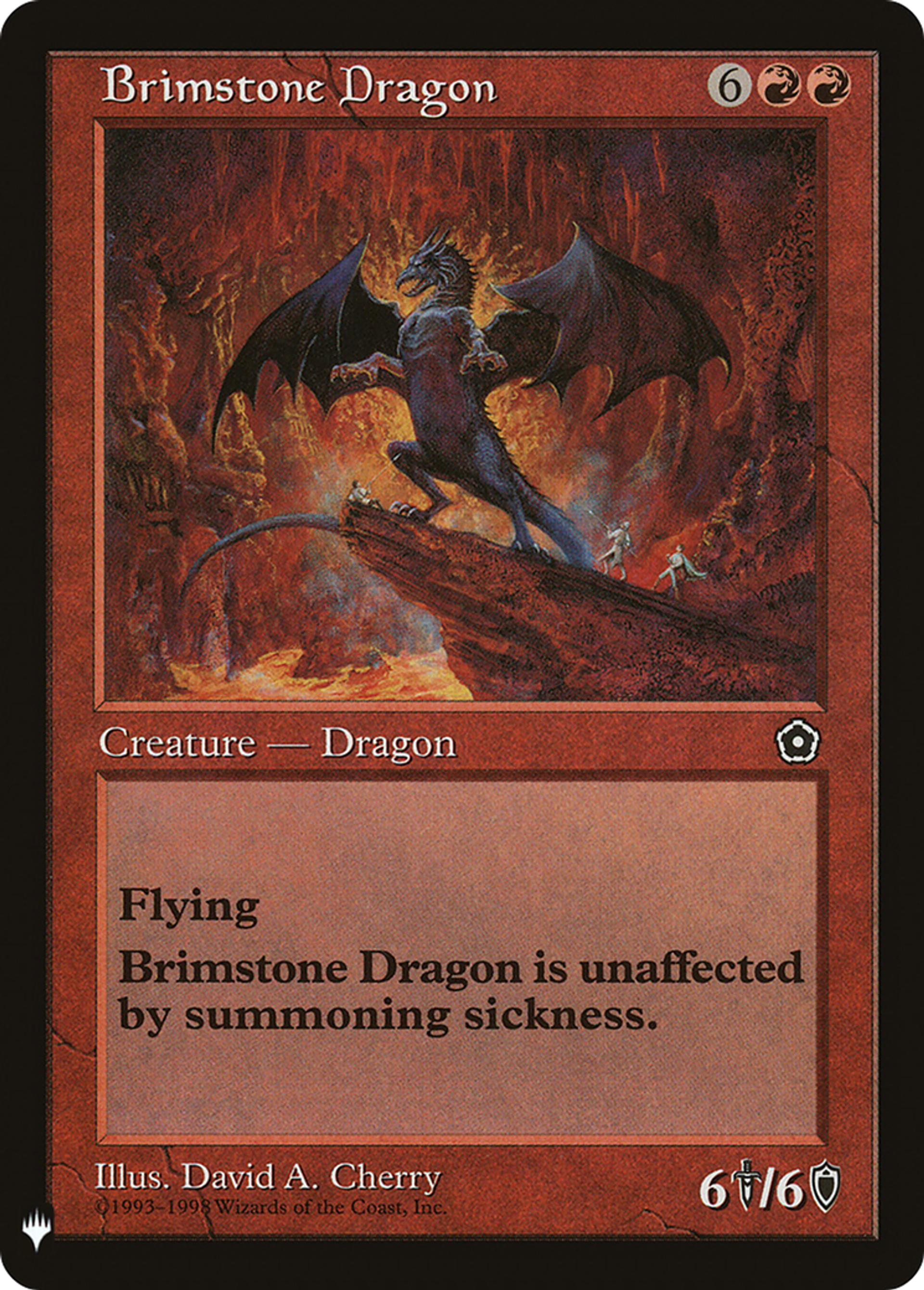 Dragon sulfureux — The List — Magic: The Gathering