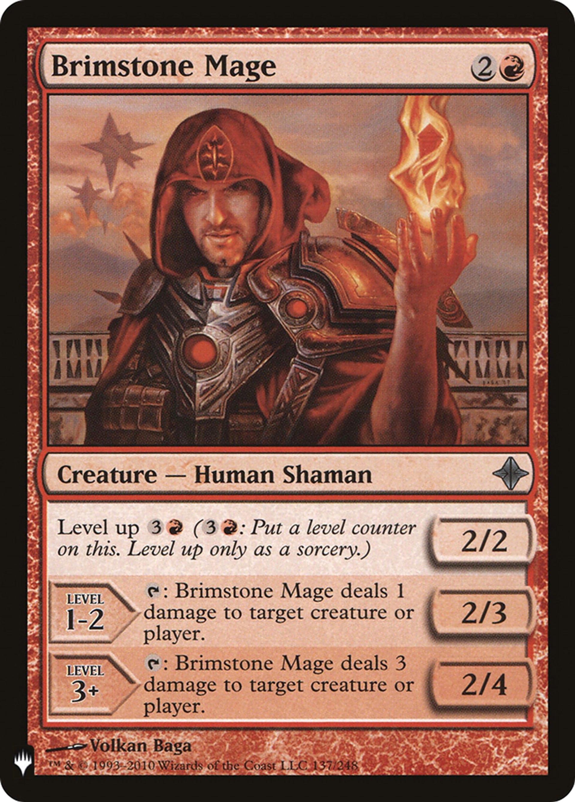 Mage sulfureux — The List — Magic: The Gathering