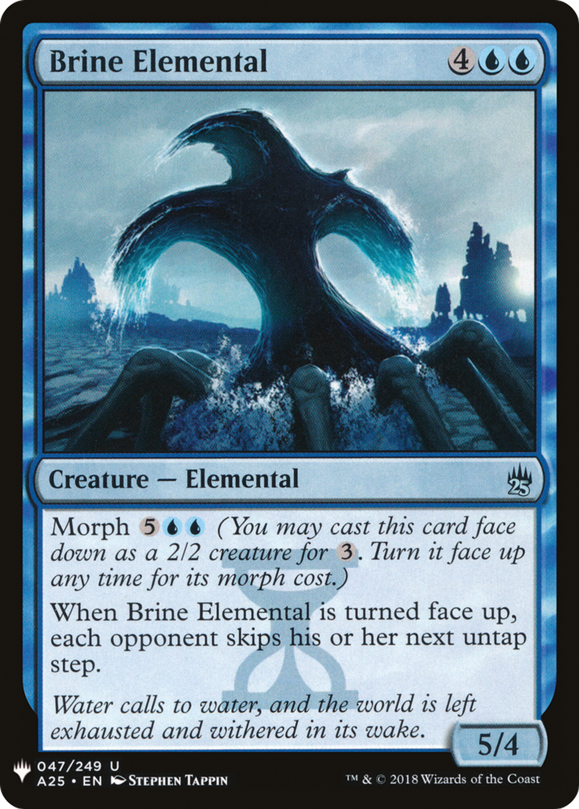 Brine Elemental — The List — Magic: The Gathering
