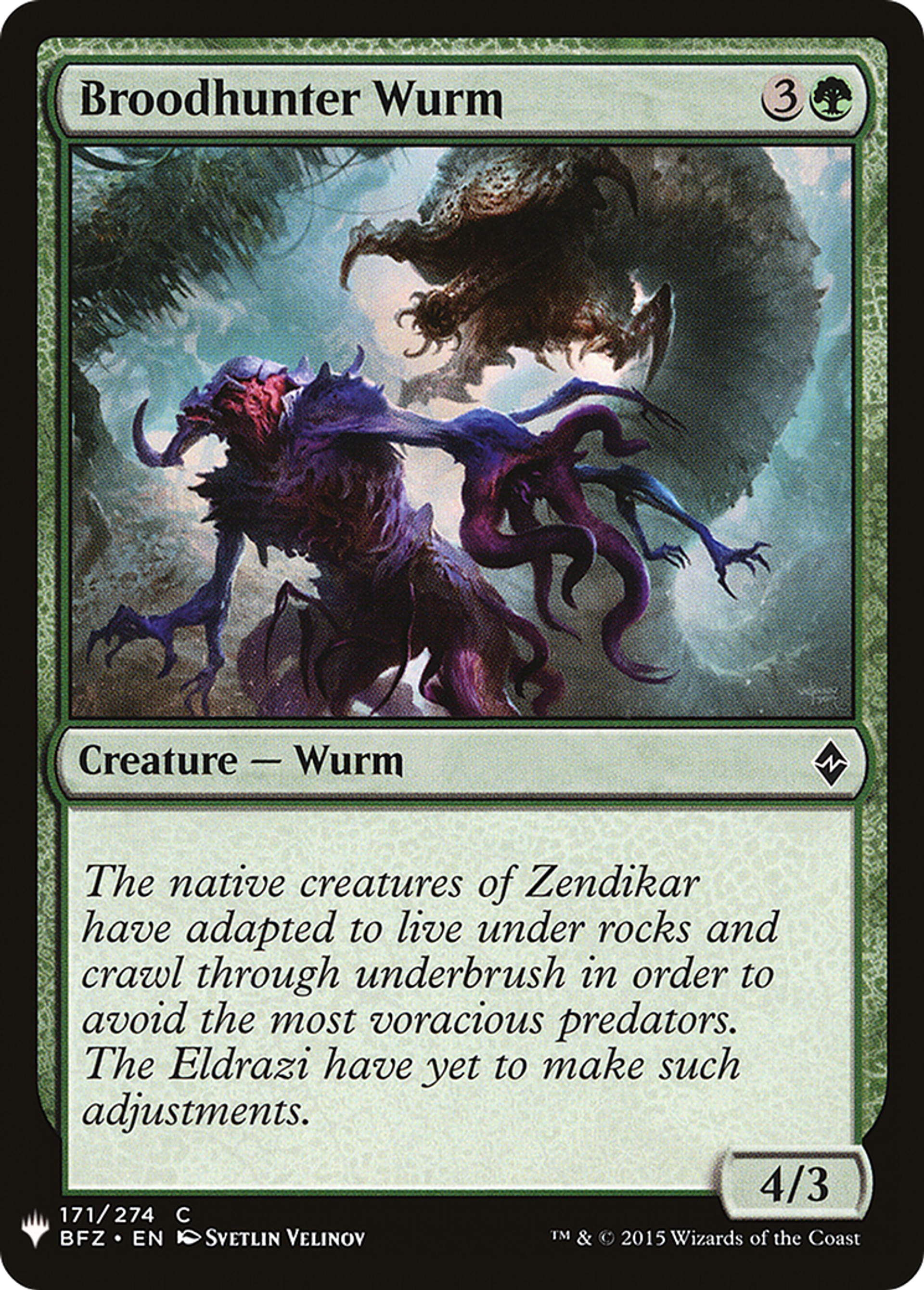 Guivre traque-progéniture — The List — Magic: The Gathering