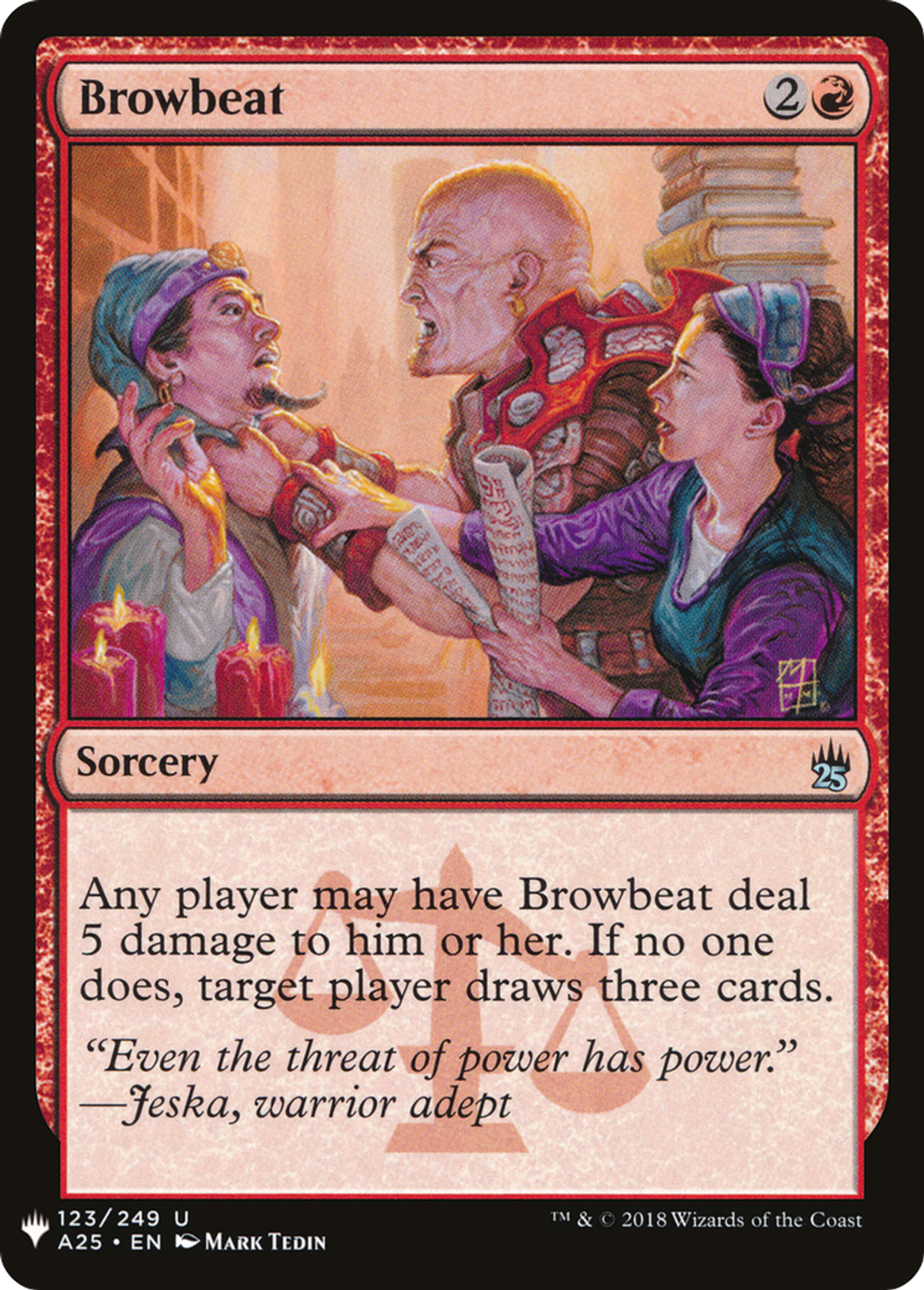 Browbeat — The List — Magic: The Gathering