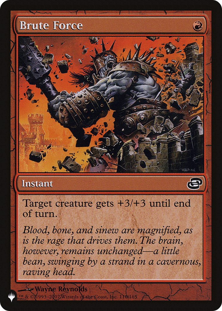 Brute Force — The List — Magic: The Gathering
