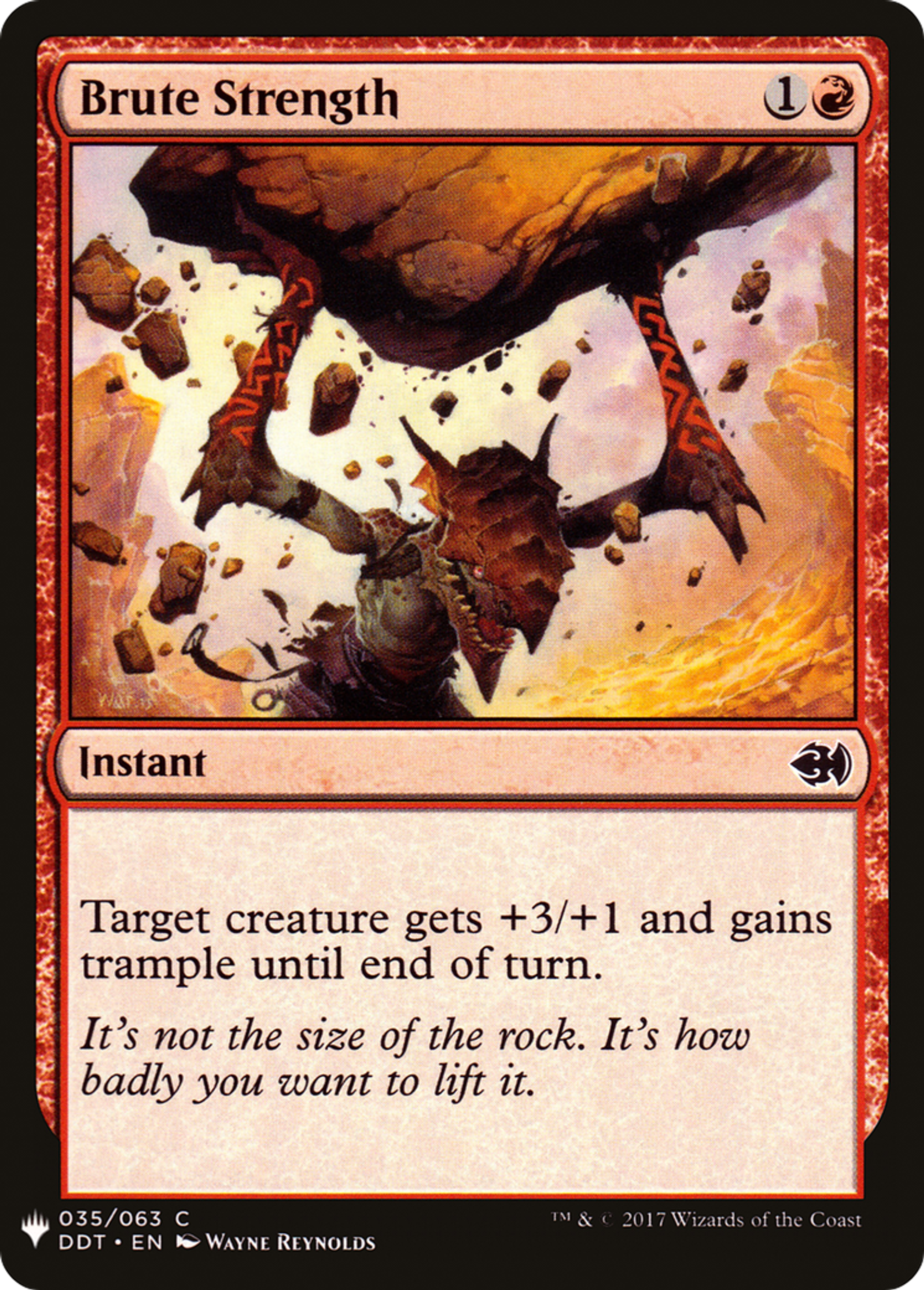 Brute Strength — The List — Magic: The Gathering
