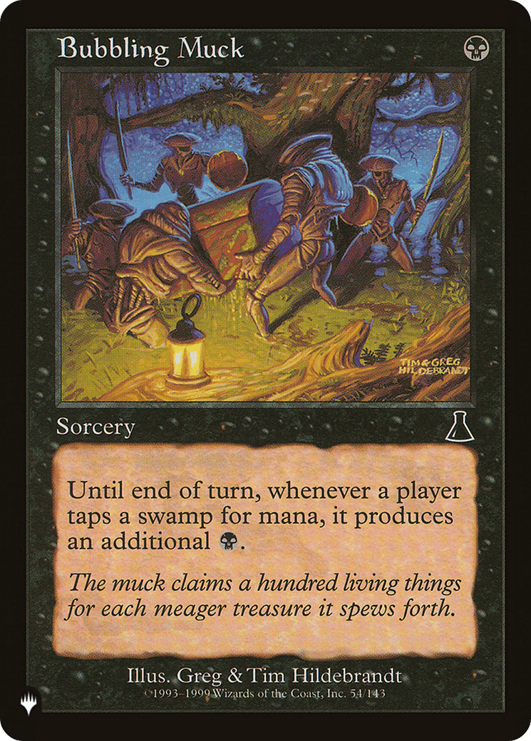 Bubbling Muck — The List — Magic: The Gathering