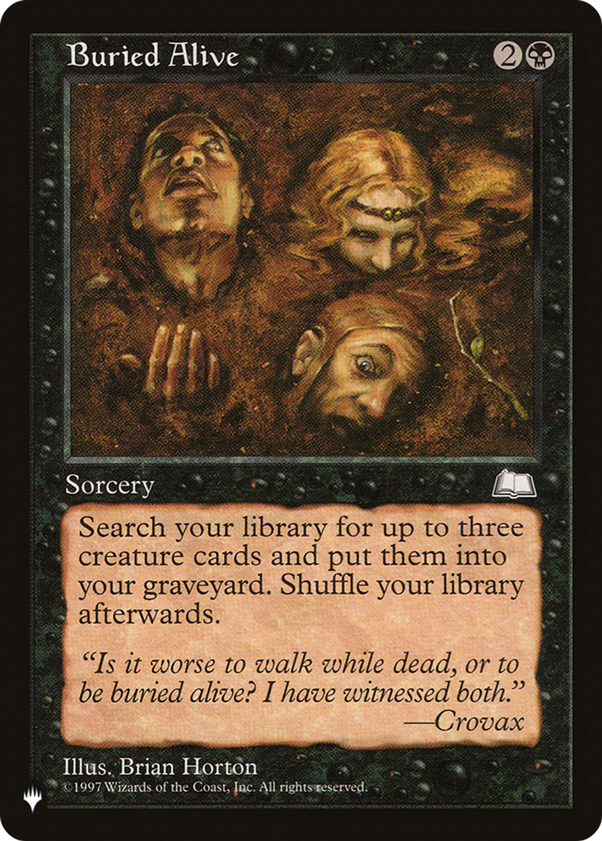 Enterré vivant — The List — Magic: The Gathering