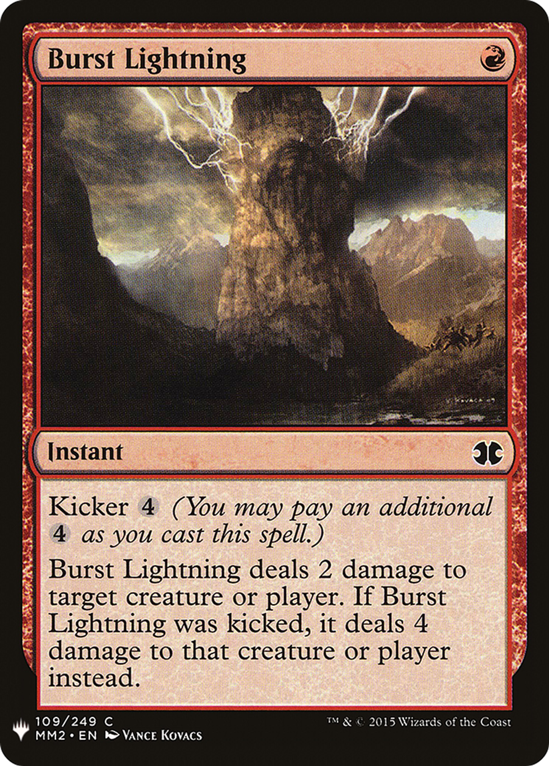 Éclair explosif — The List — Magic: The Gathering