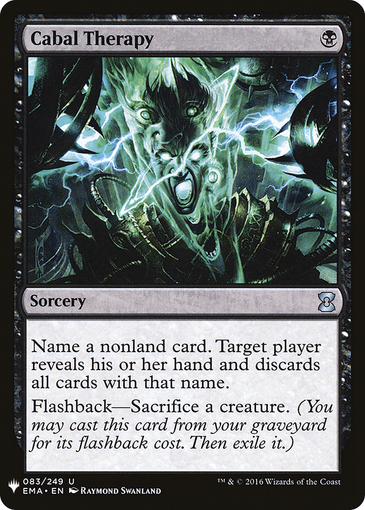 Cabal Therapy — The List — Magic: The Gathering