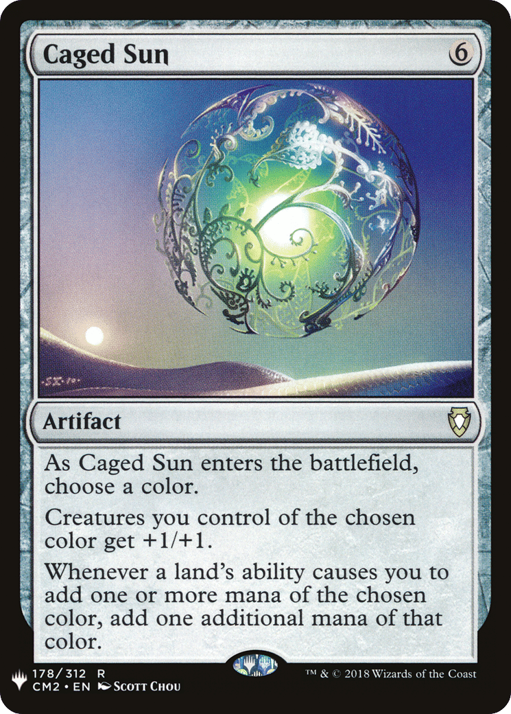 Caged Sun — The List — Magic: The Gathering