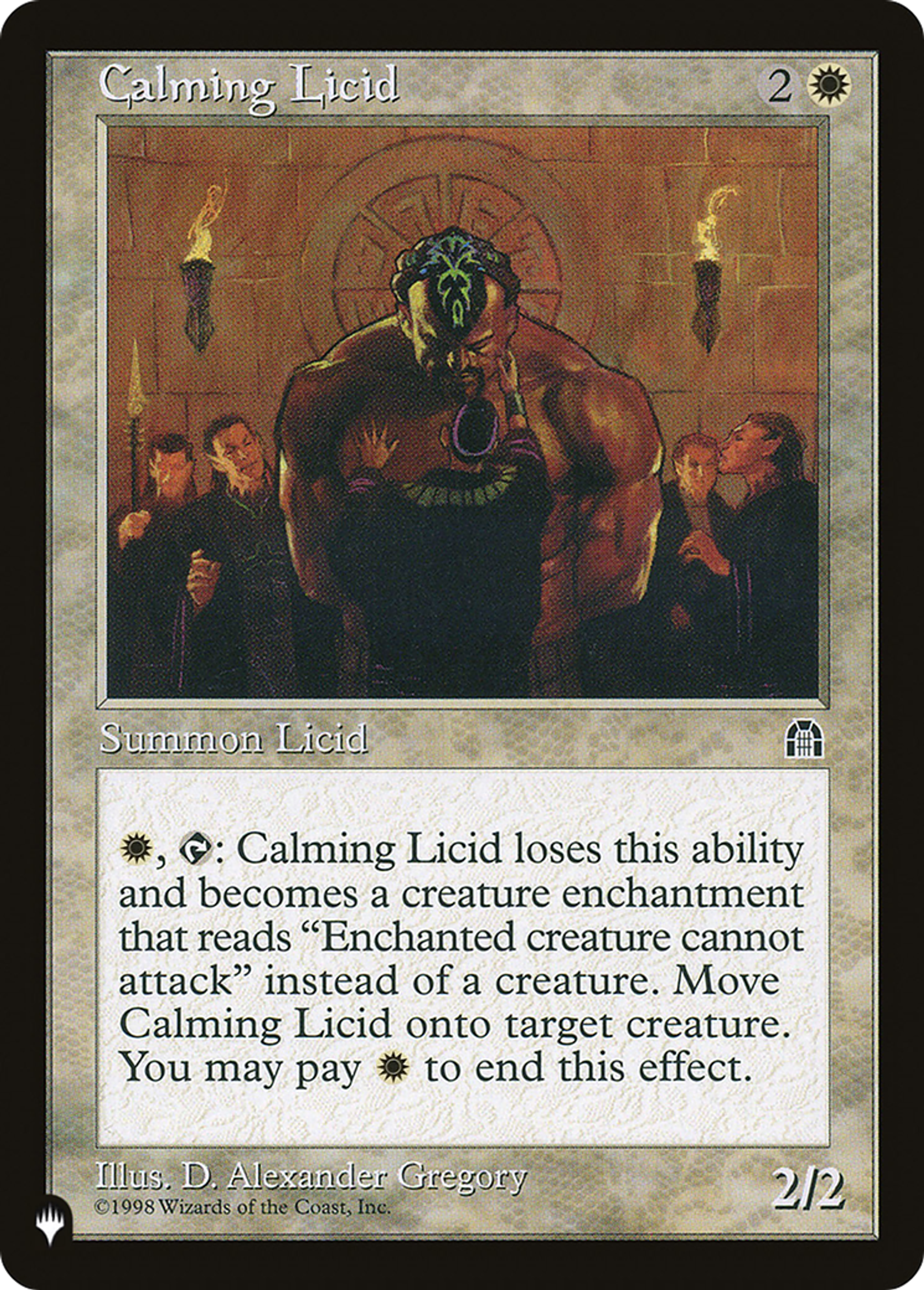 Calming Licid — The List — Magic: The Gathering