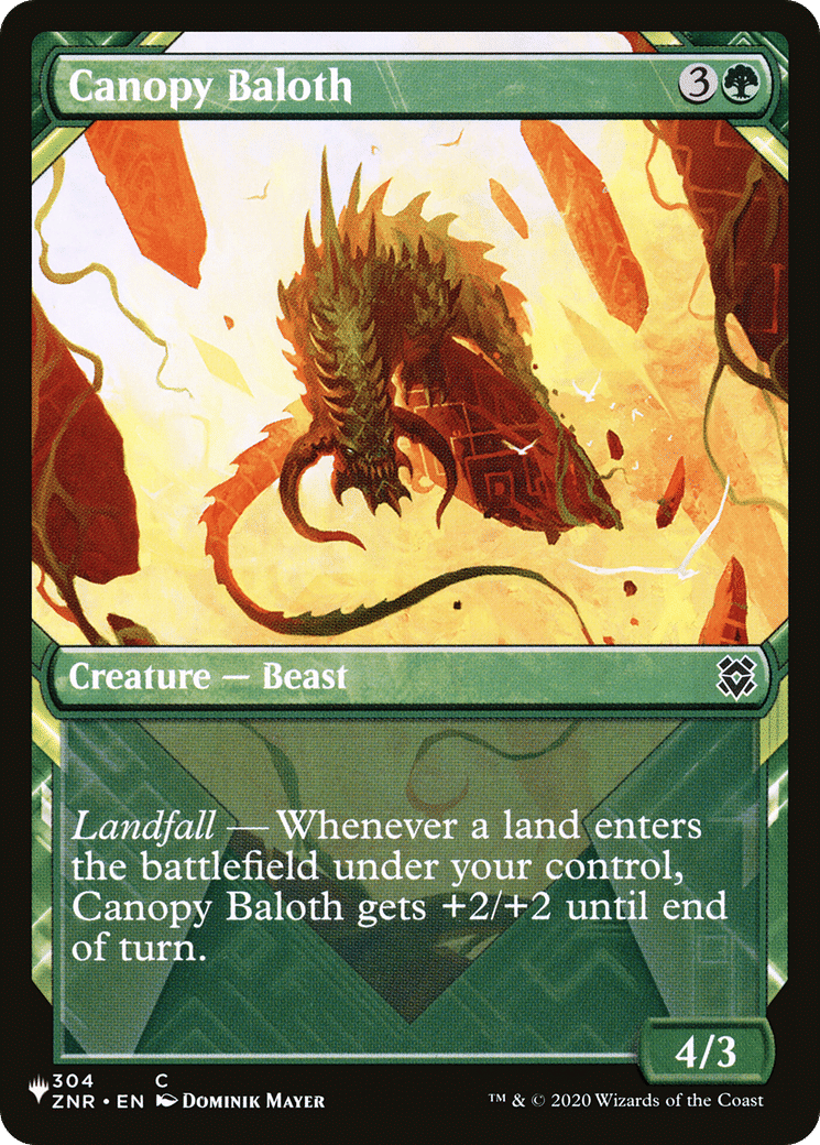 Canopy Baloth — The List — Magic: The Gathering