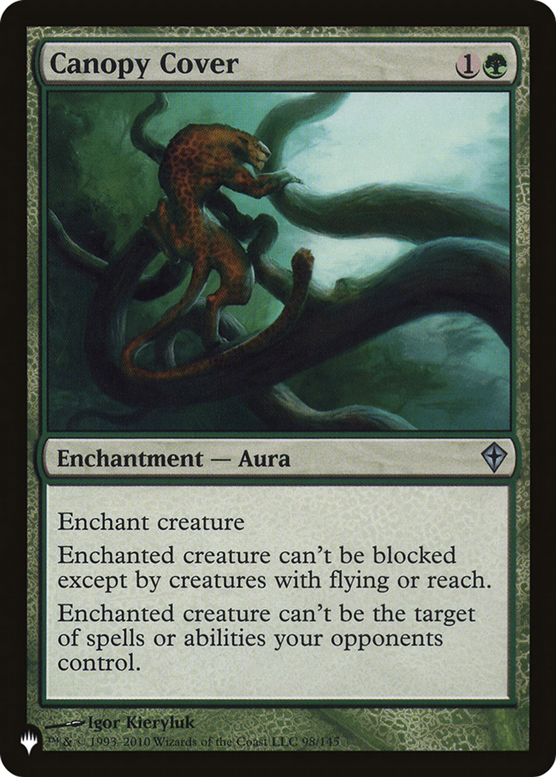 Couvert de la canopée — The List — Magic: The Gathering