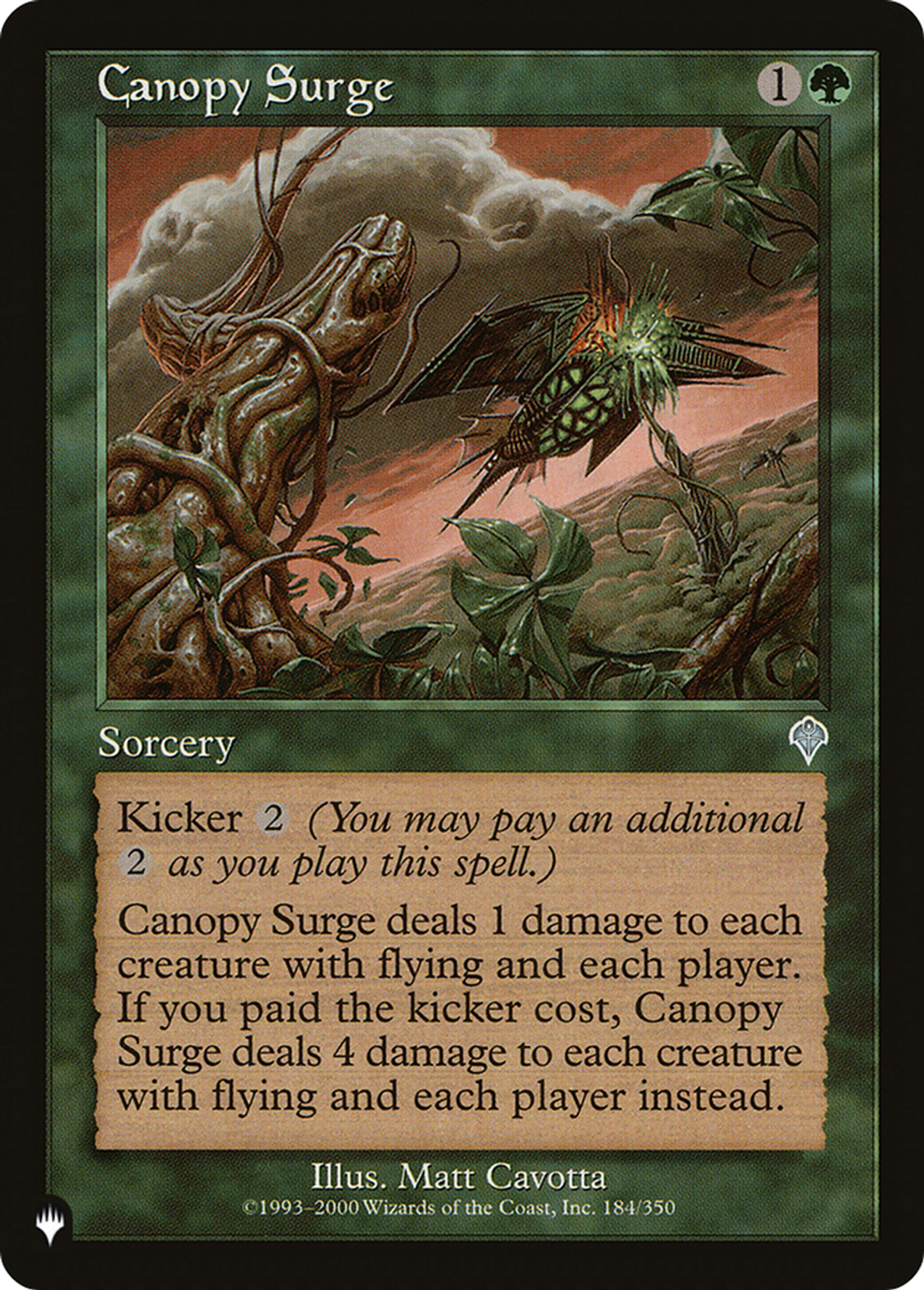 Canopy Surge — The List — Magic: The Gathering