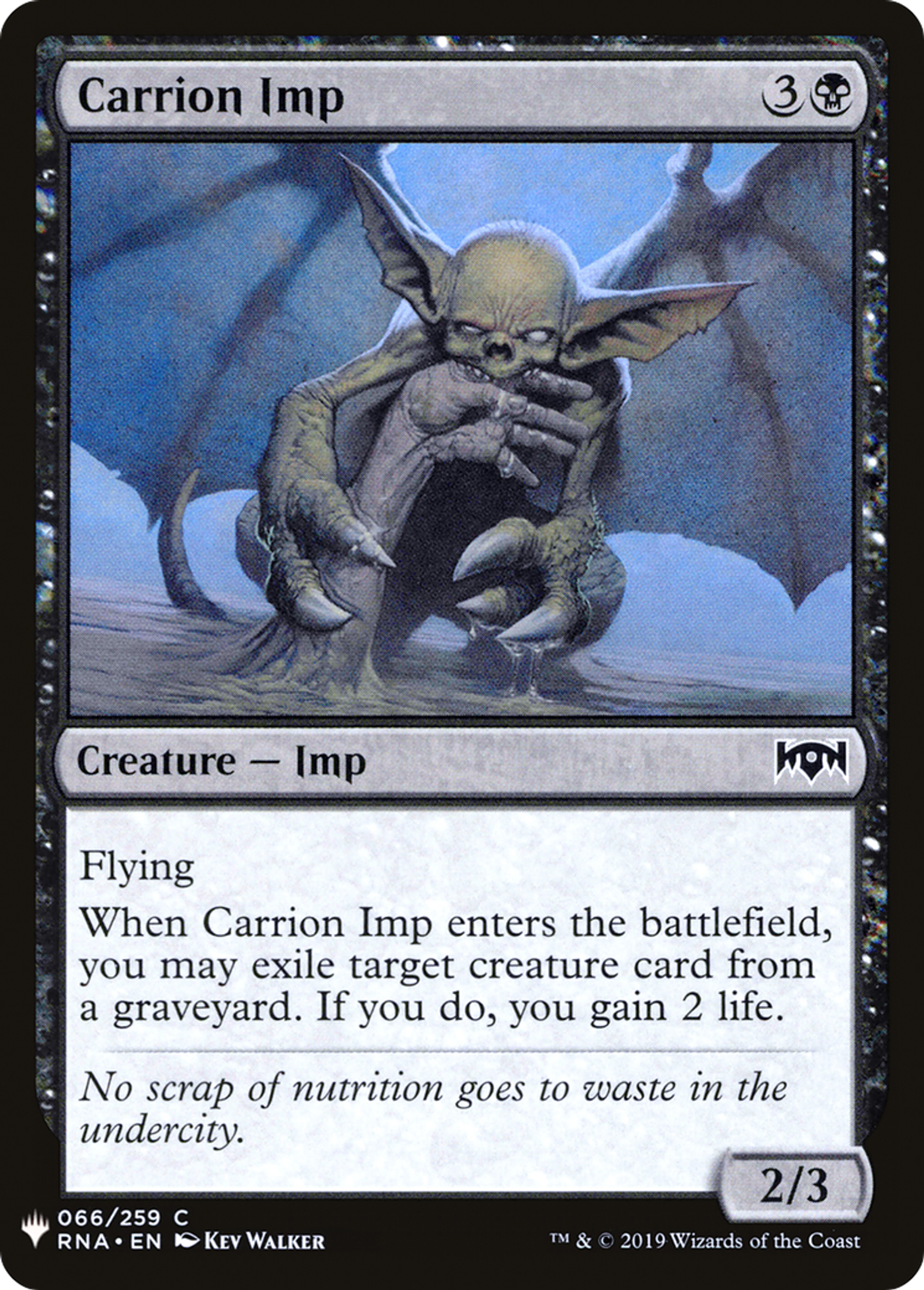 Diablotin charognard — The List — Magic: The Gathering
