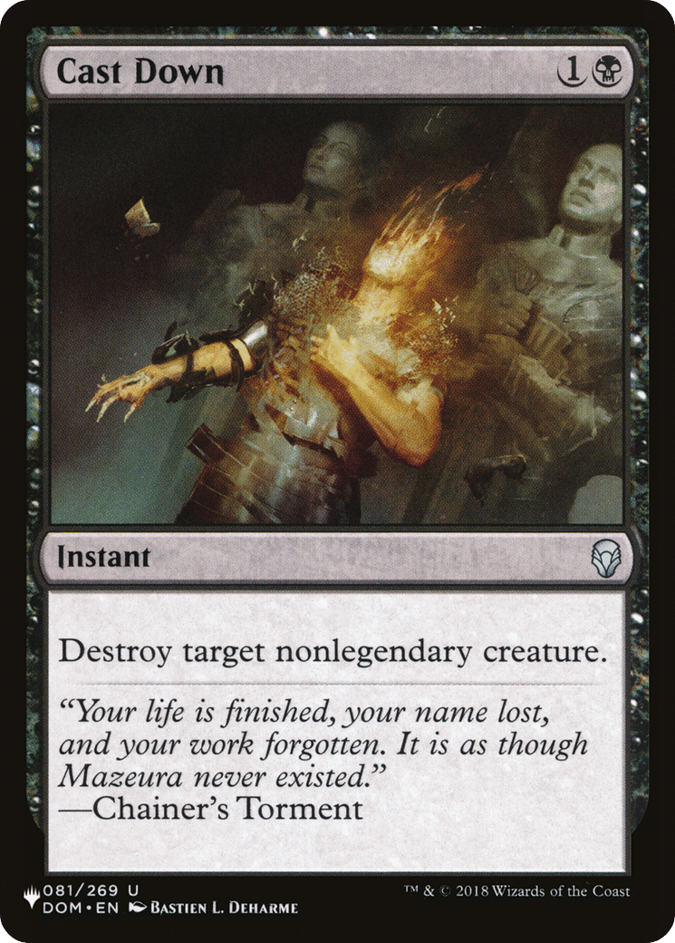Cast Down — The List — Magic: The Gathering