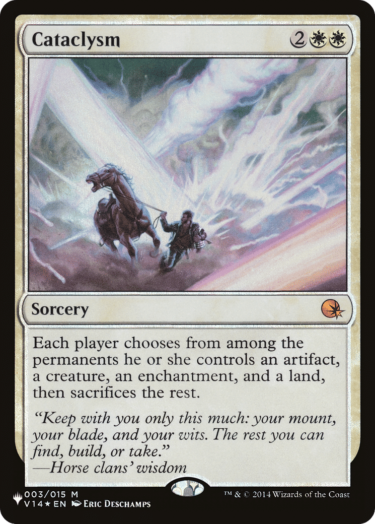 Cataclysm — The List — Magic: The Gathering