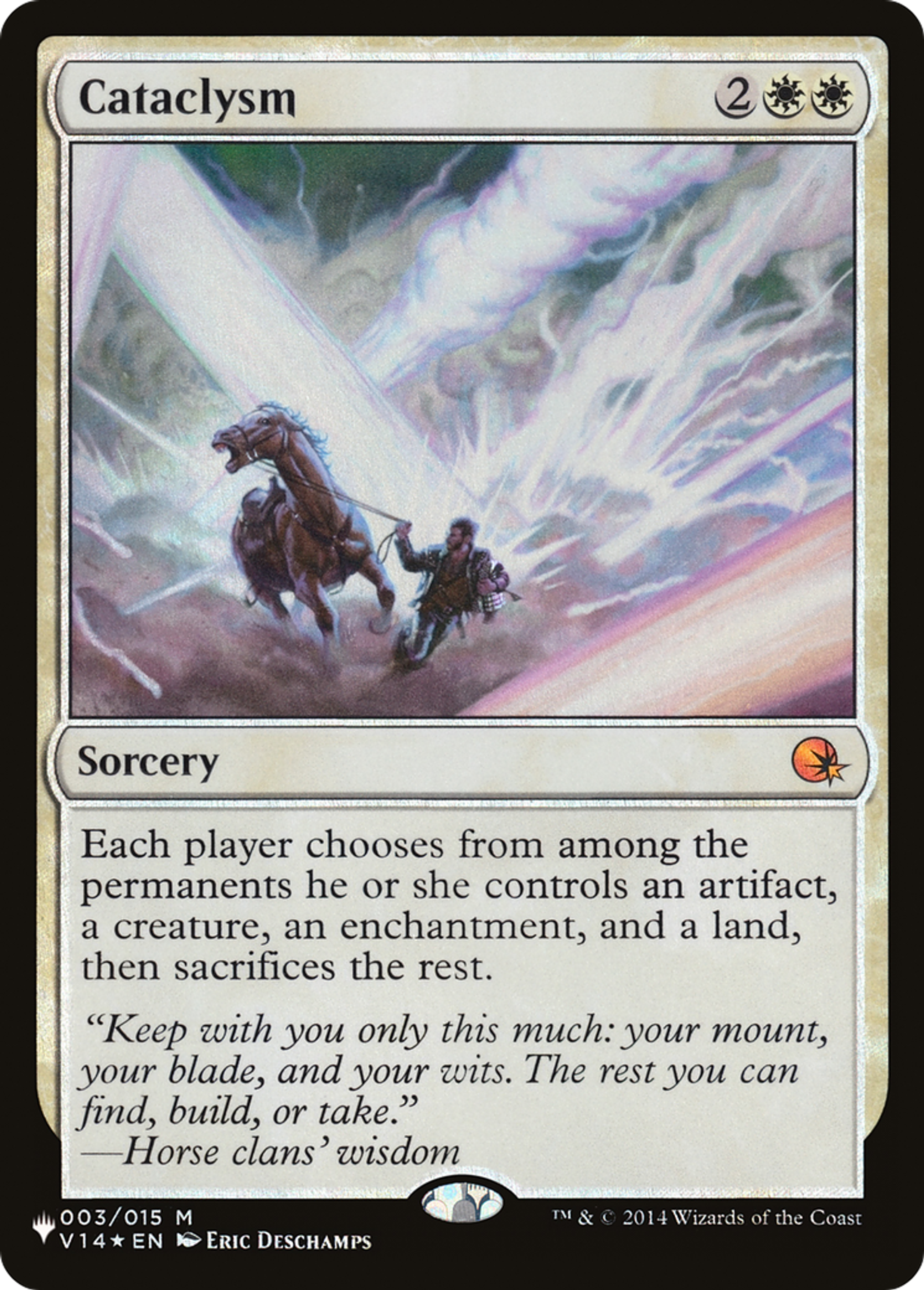 Cataclysm — The List — Magic: The Gathering