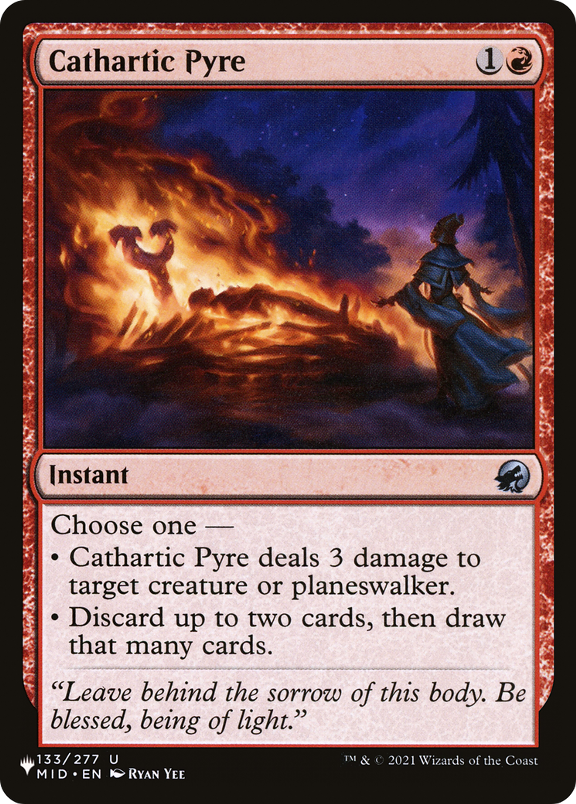 Cathartic Pyre — The List — Magic: The Gathering
