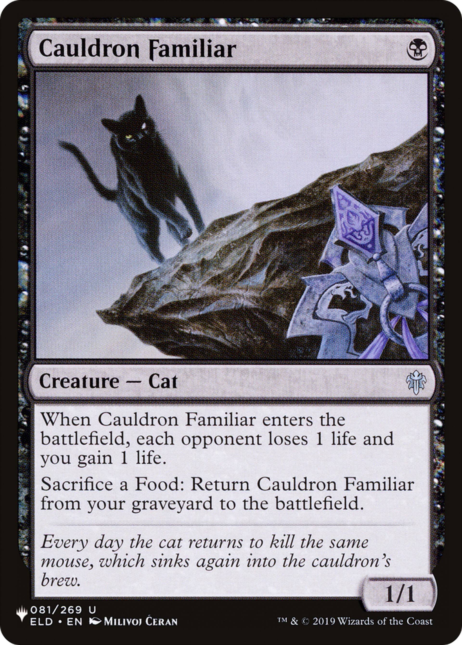 Cauldron Familiar — The List — Magic: The Gathering