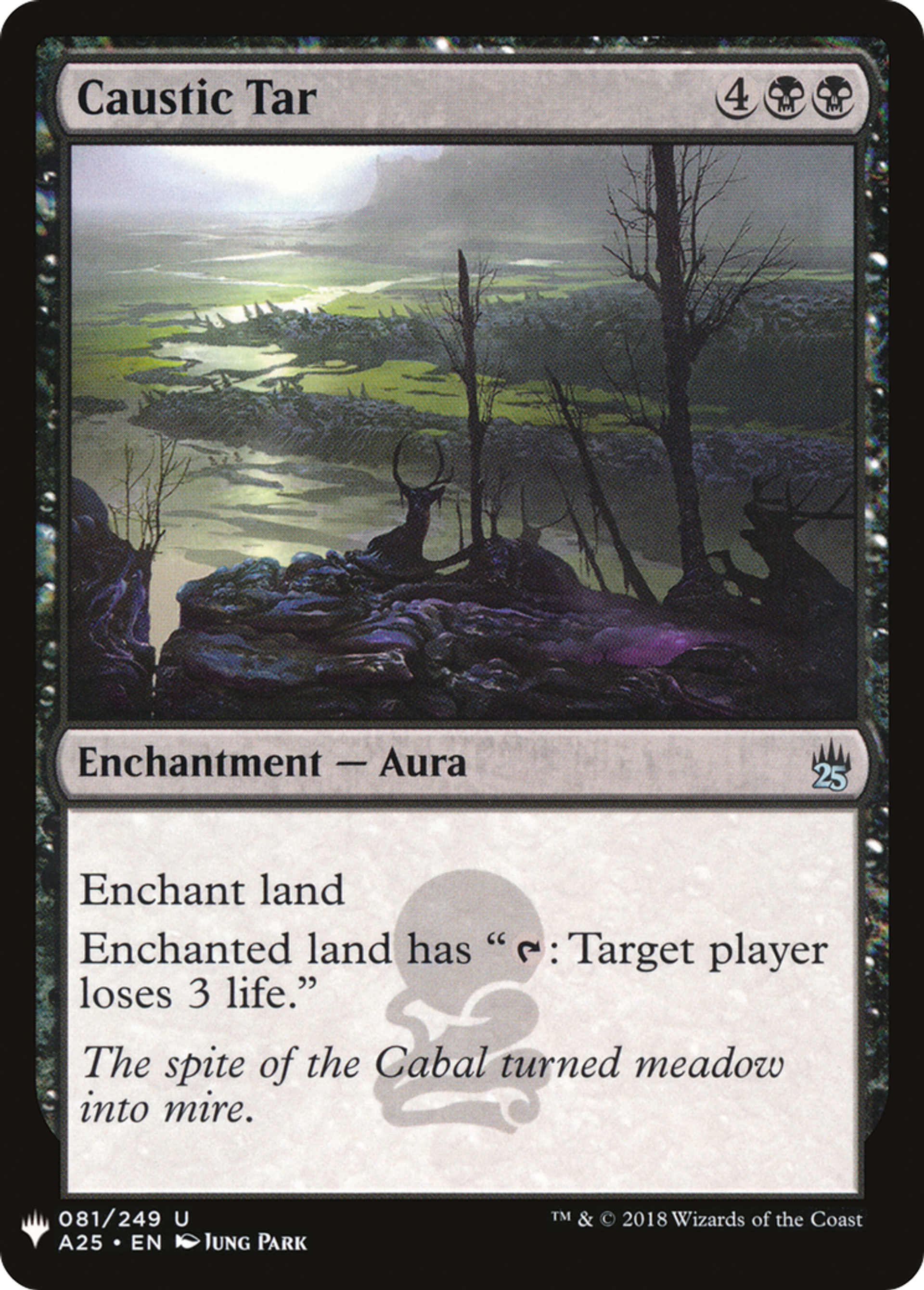 Goudron caustique — The List — Magic: The Gathering