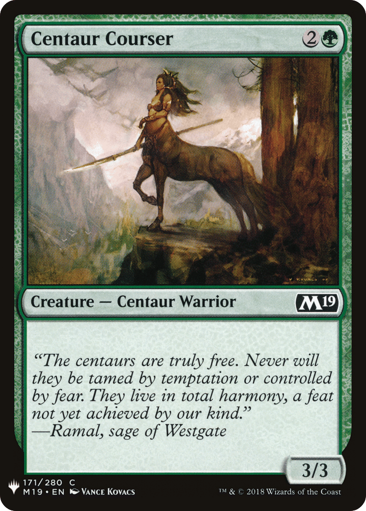 Centaur Courser — The List — Magic: The Gathering