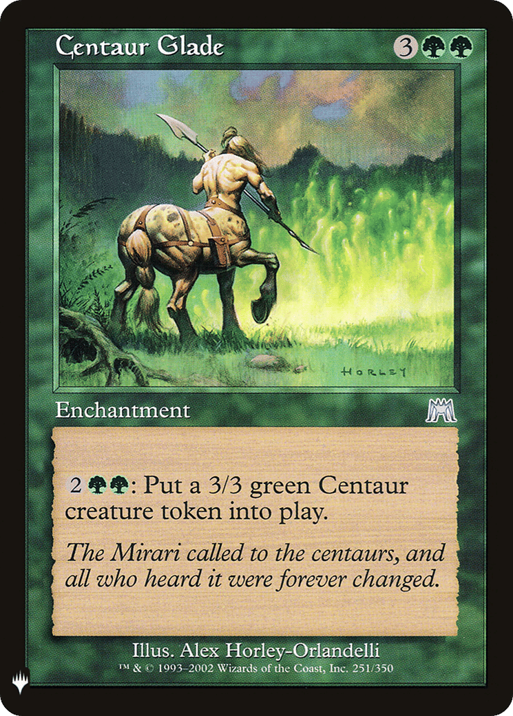 Centaur Glade — The List — Magic: The Gathering