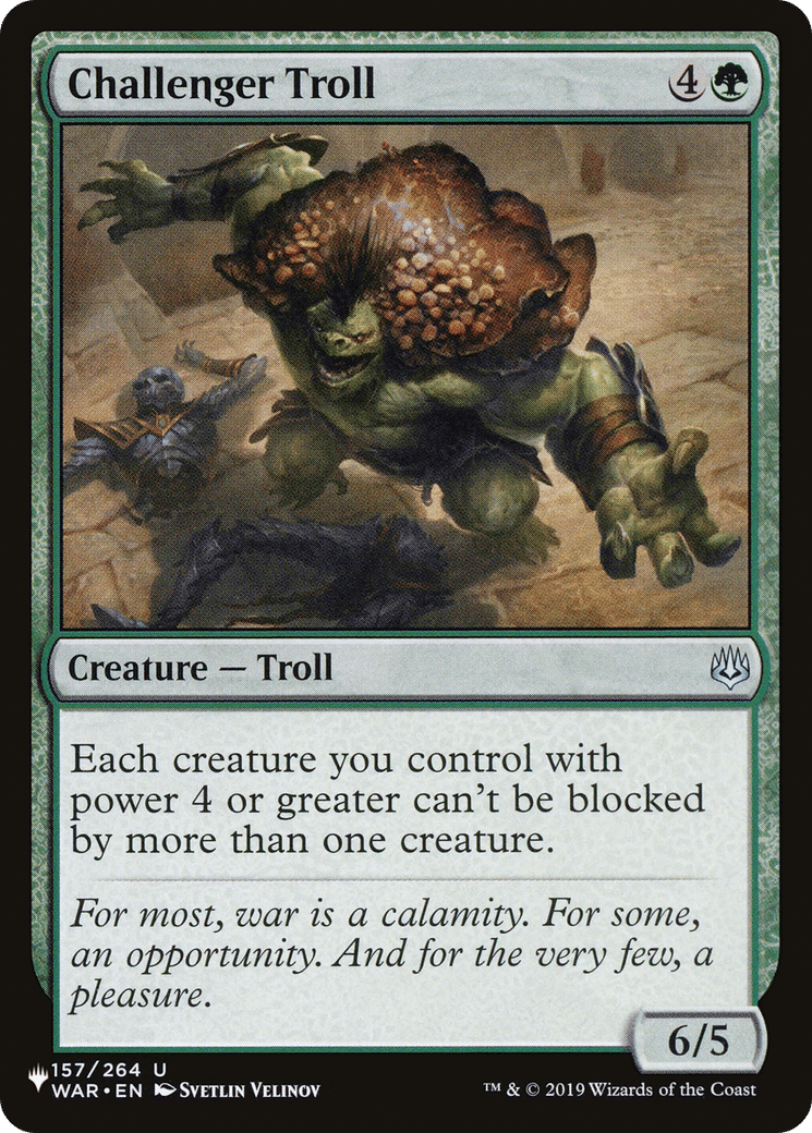 Challenger Troll — The List — Magic: The Gathering