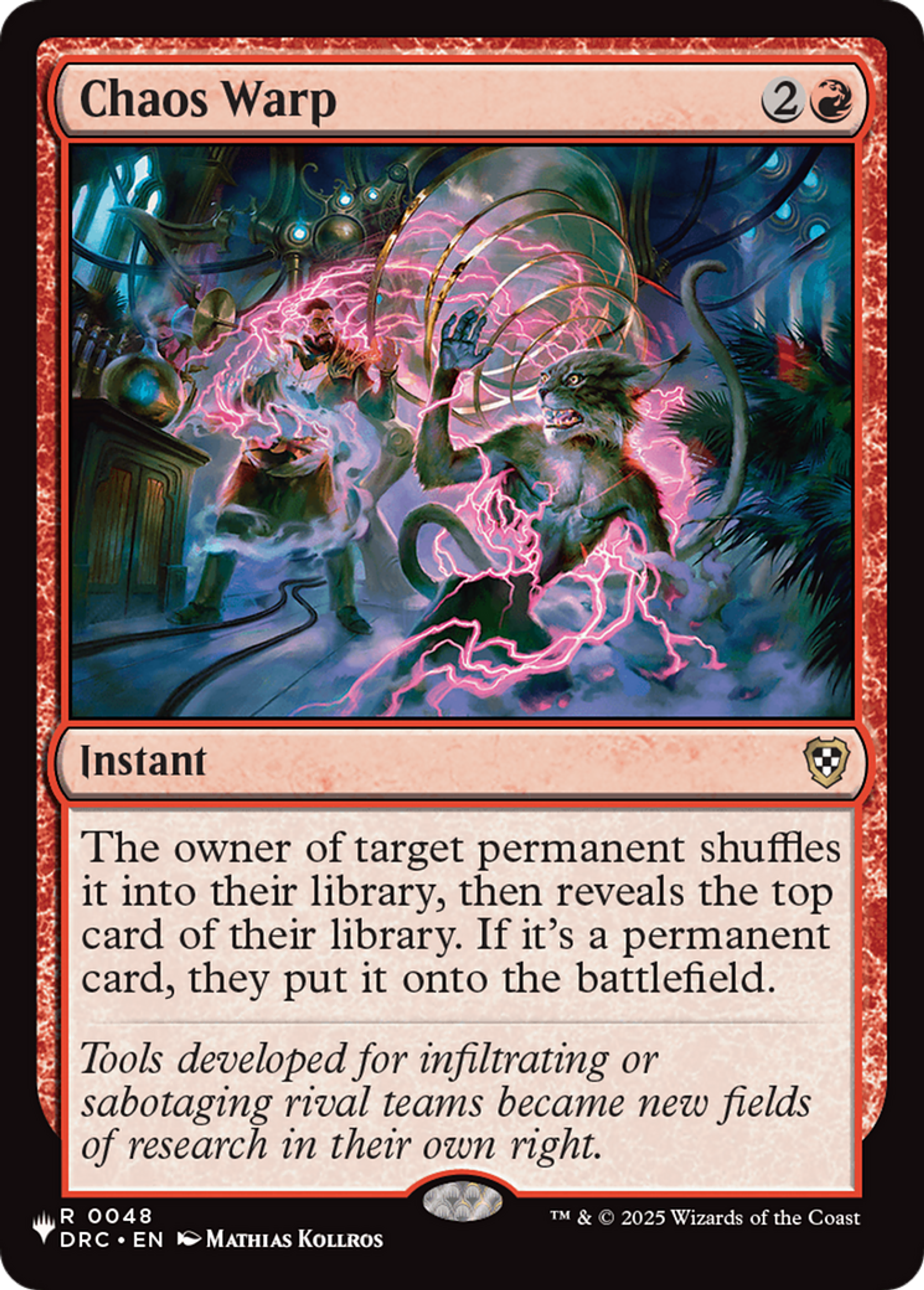 Chaos Warp — The List — Magic: The Gathering