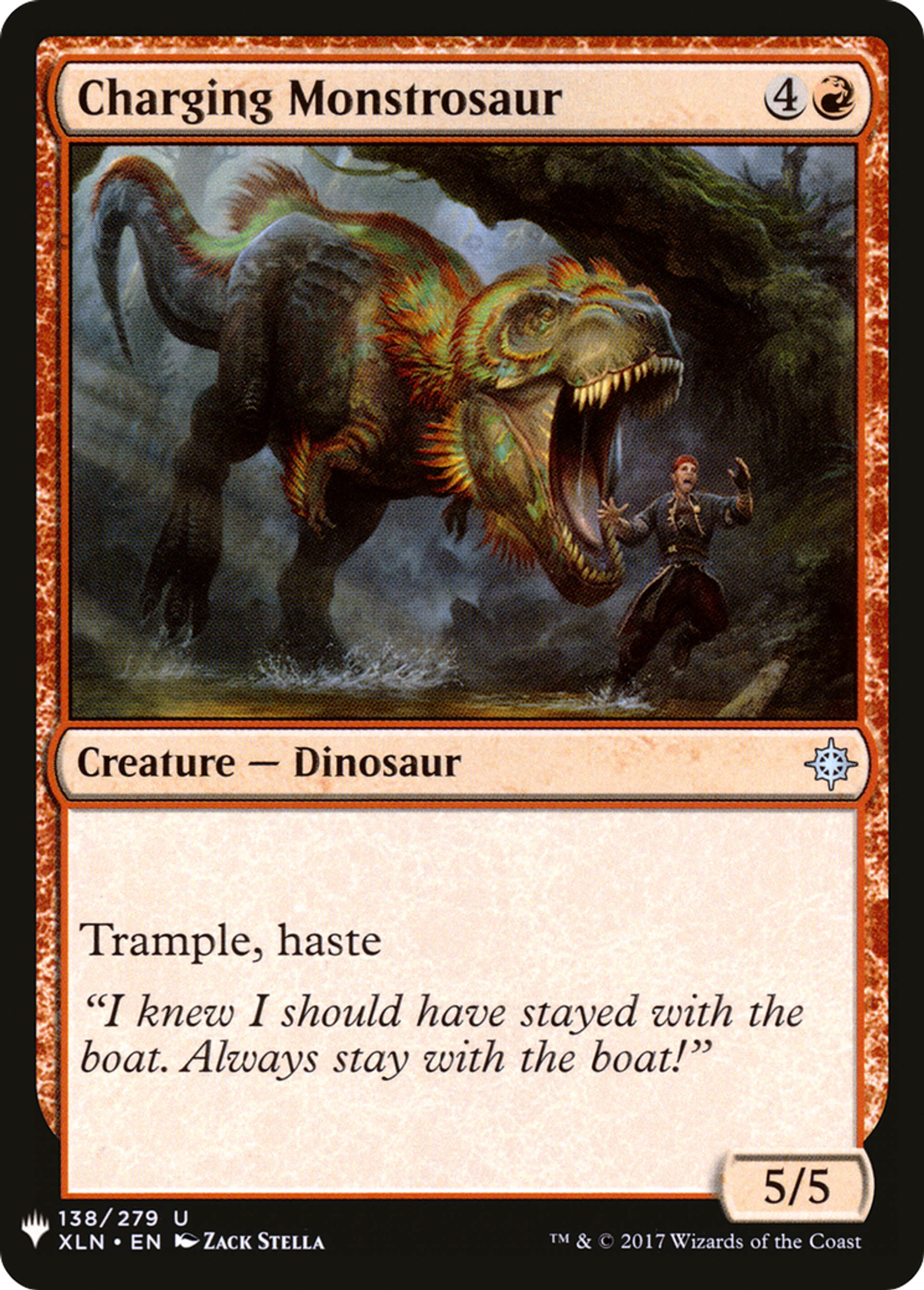 Monstrosaure chargeur — The List — Magic: The Gathering