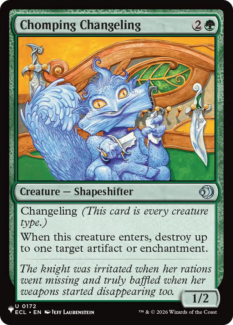 Chomping Changeling — The List — Magic: The Gathering