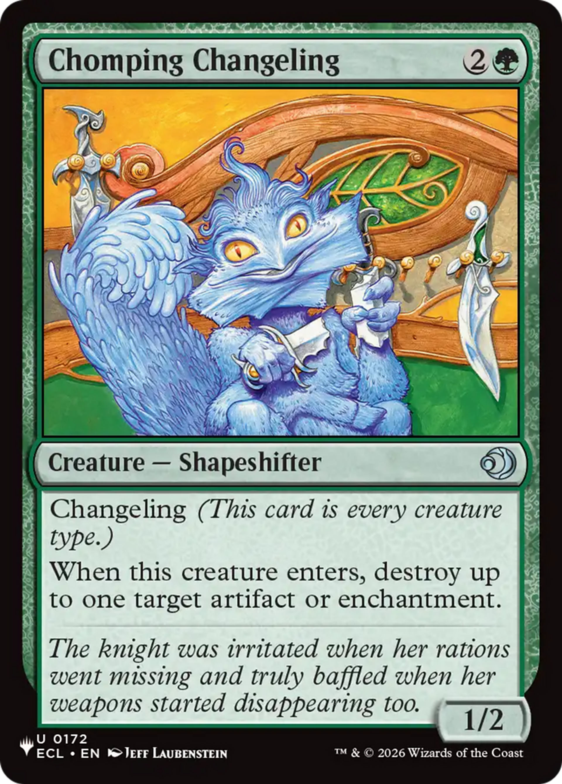 Chomping Changeling — The List — Magic: The Gathering