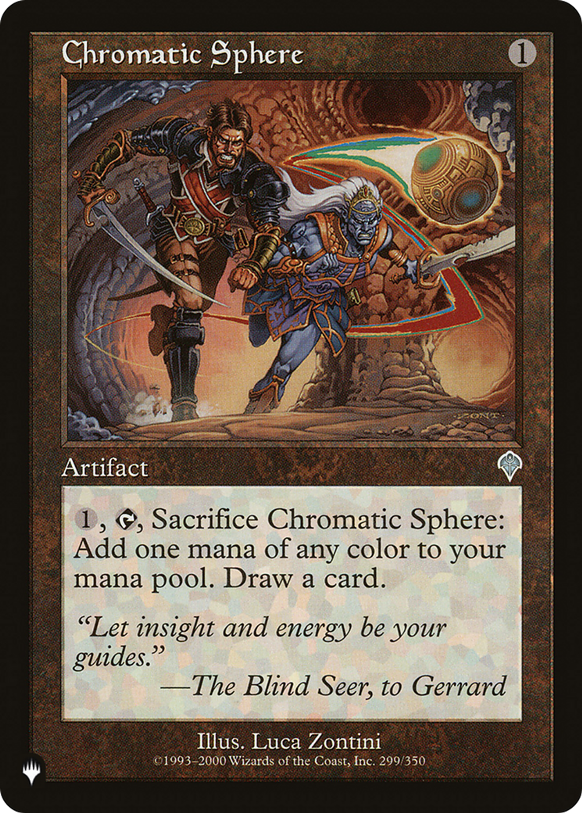 Chromatic Sphere — The List — Magic: The Gathering