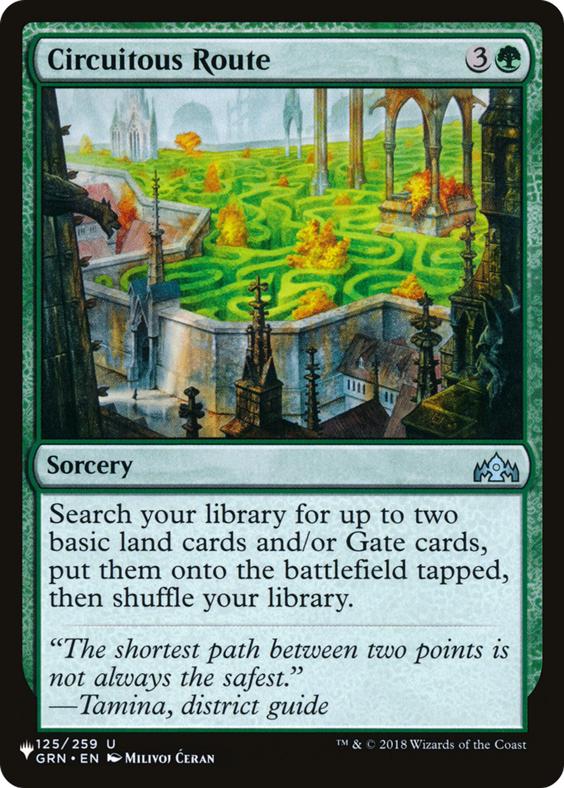 Circuitous Route — The List — Magic: The Gathering