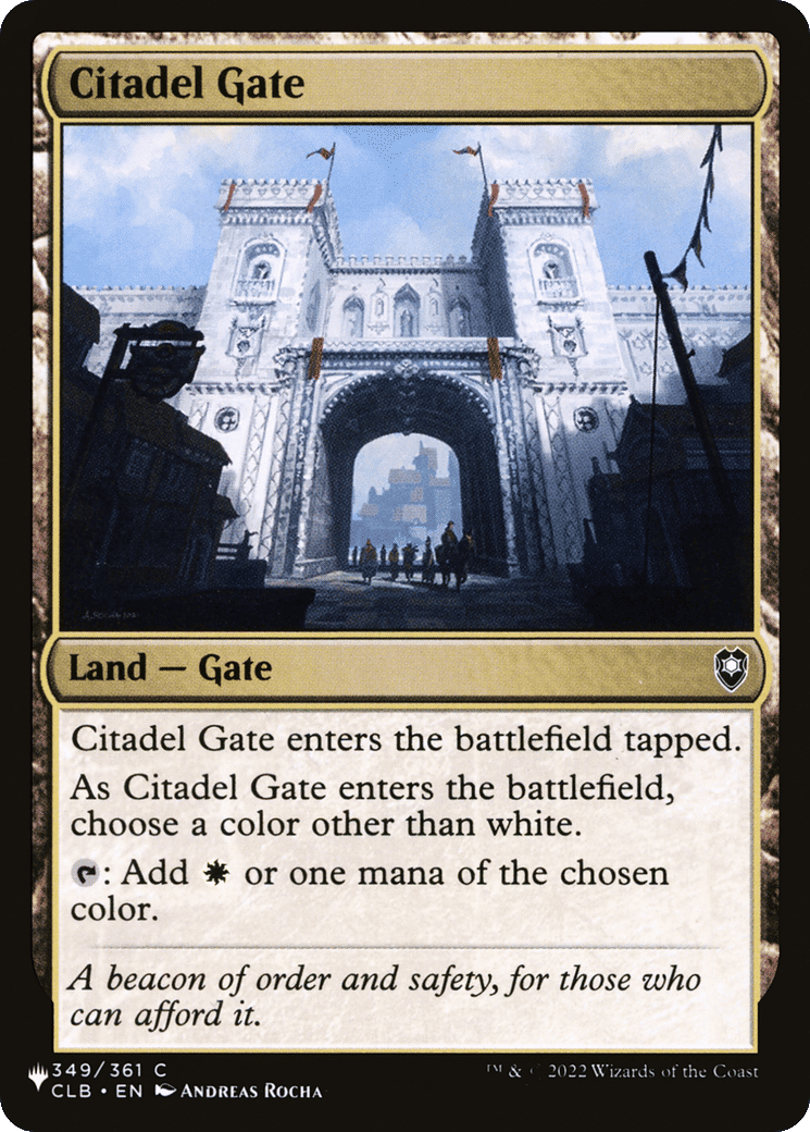 Citadel Gate — The List — Magic: The Gathering