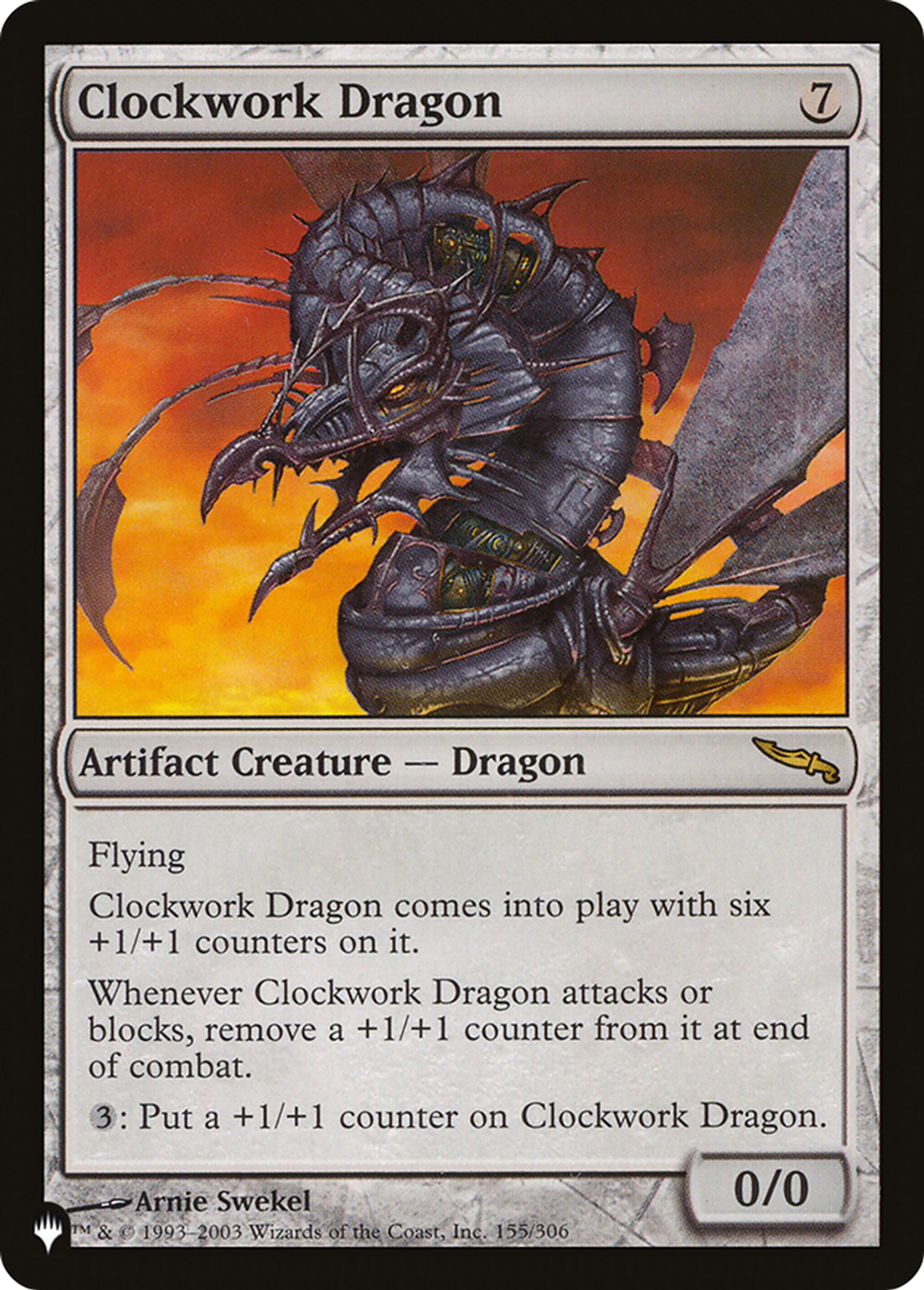 Clockwork Dragon — The List — Magic: The Gathering