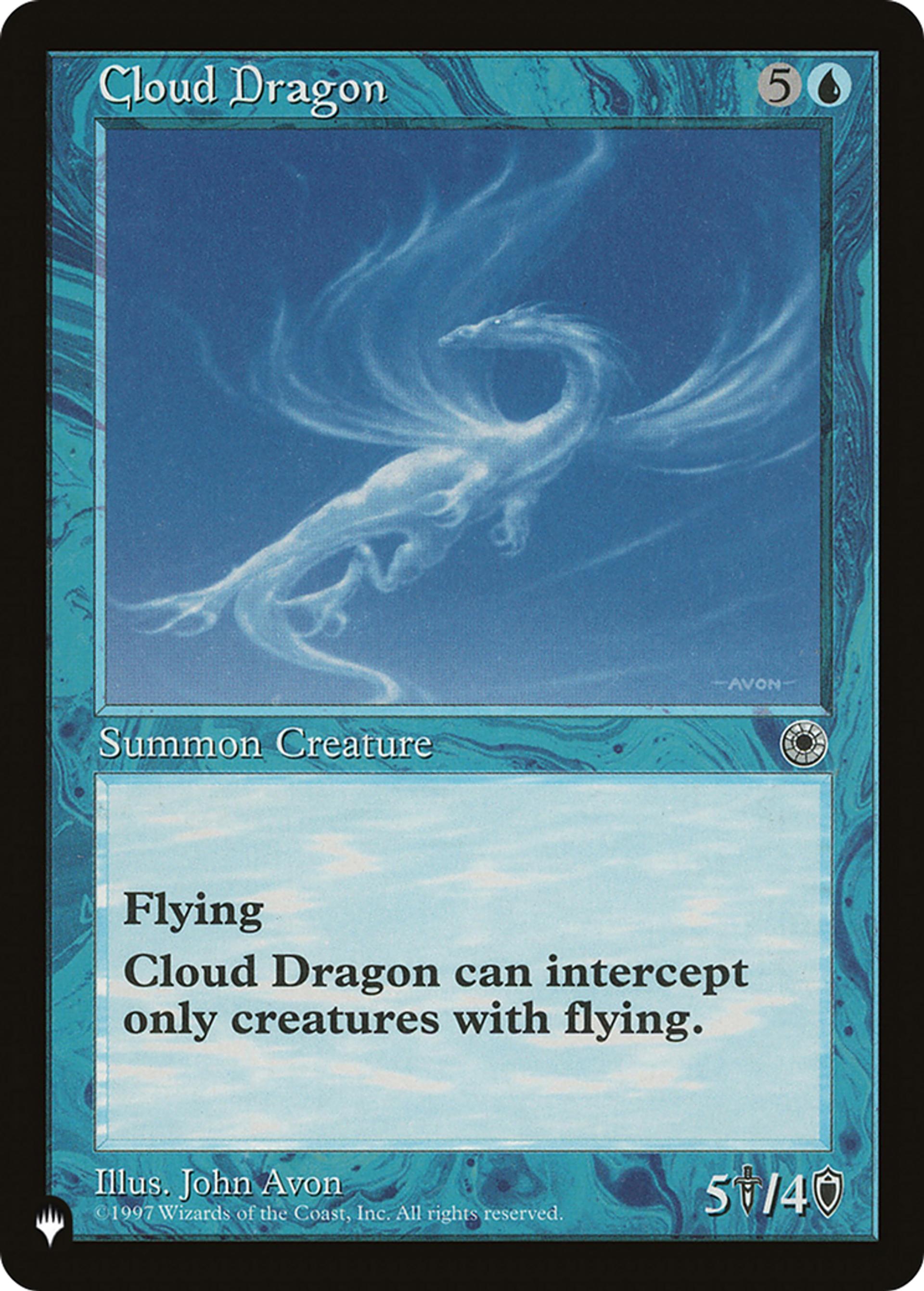 Cloud Dragon — The List — Magic: The Gathering