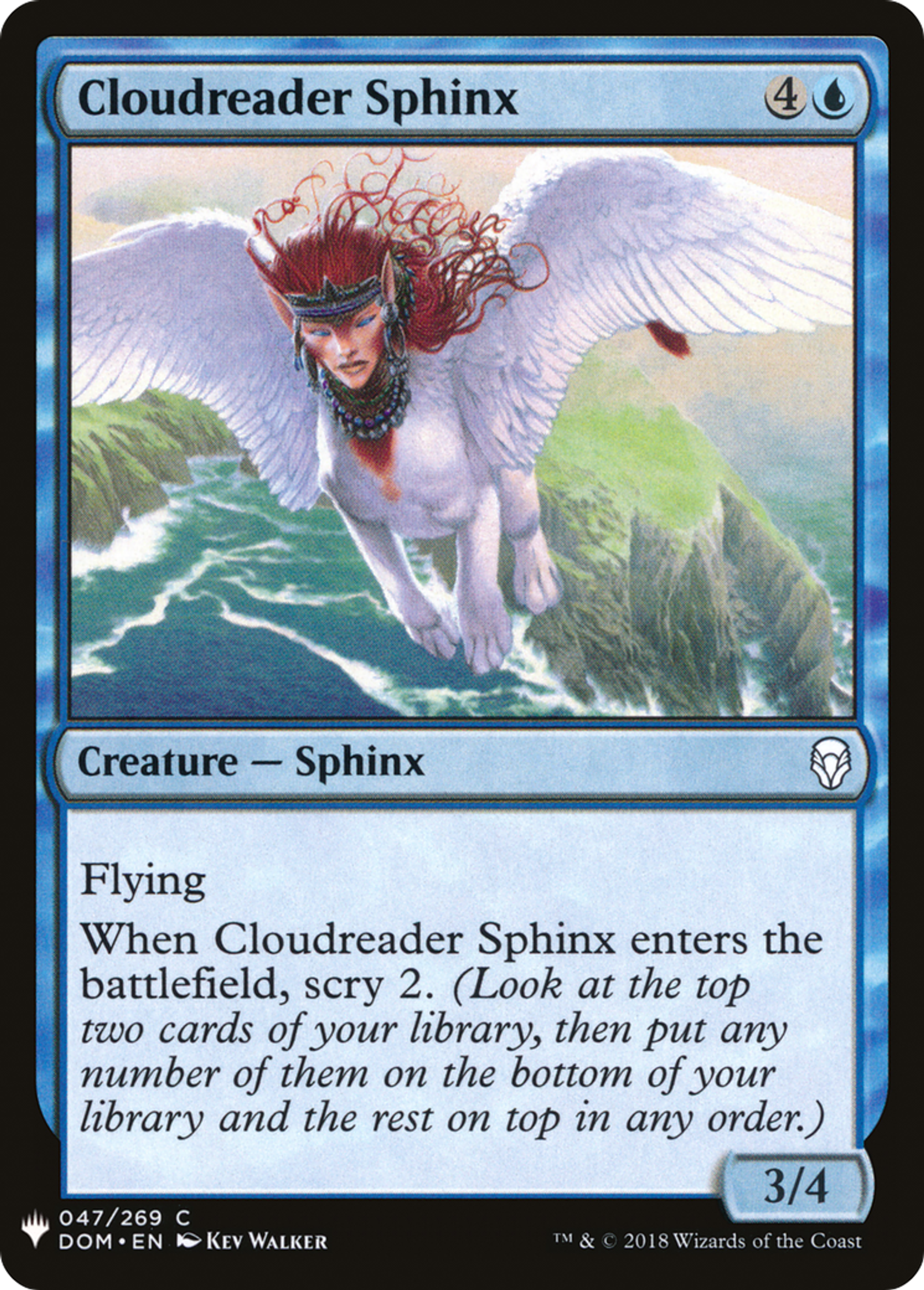 Cloudreader Sphinx — The List — Magic: The Gathering